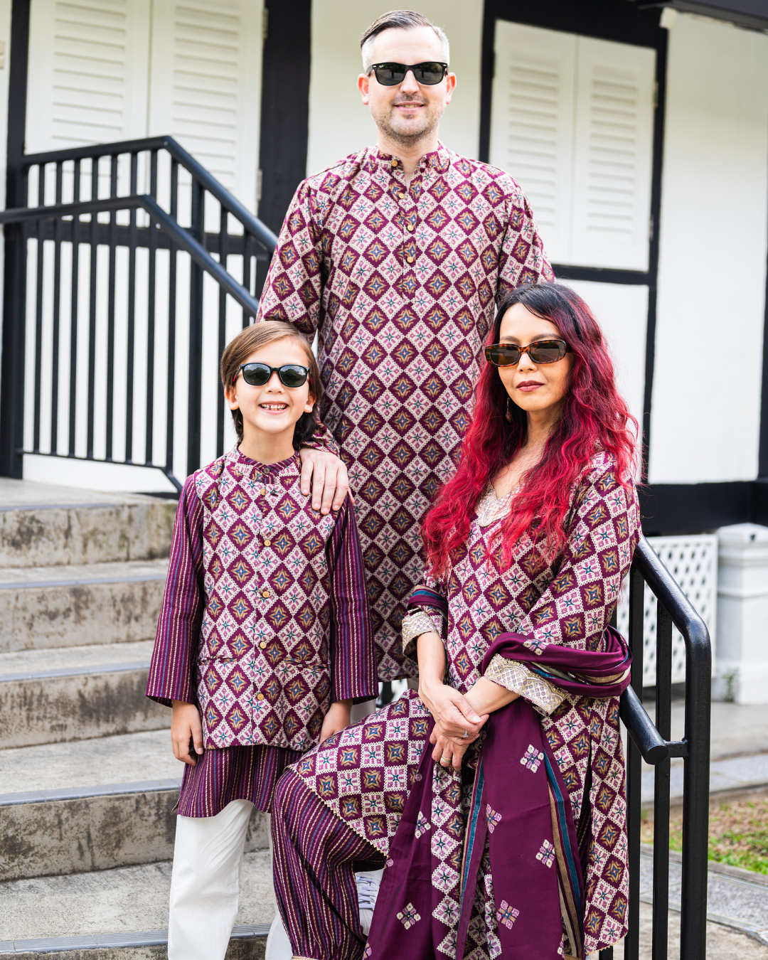 NIMBU | Tara Purple Men's Kurta Pajama Set in Muslin Cotton