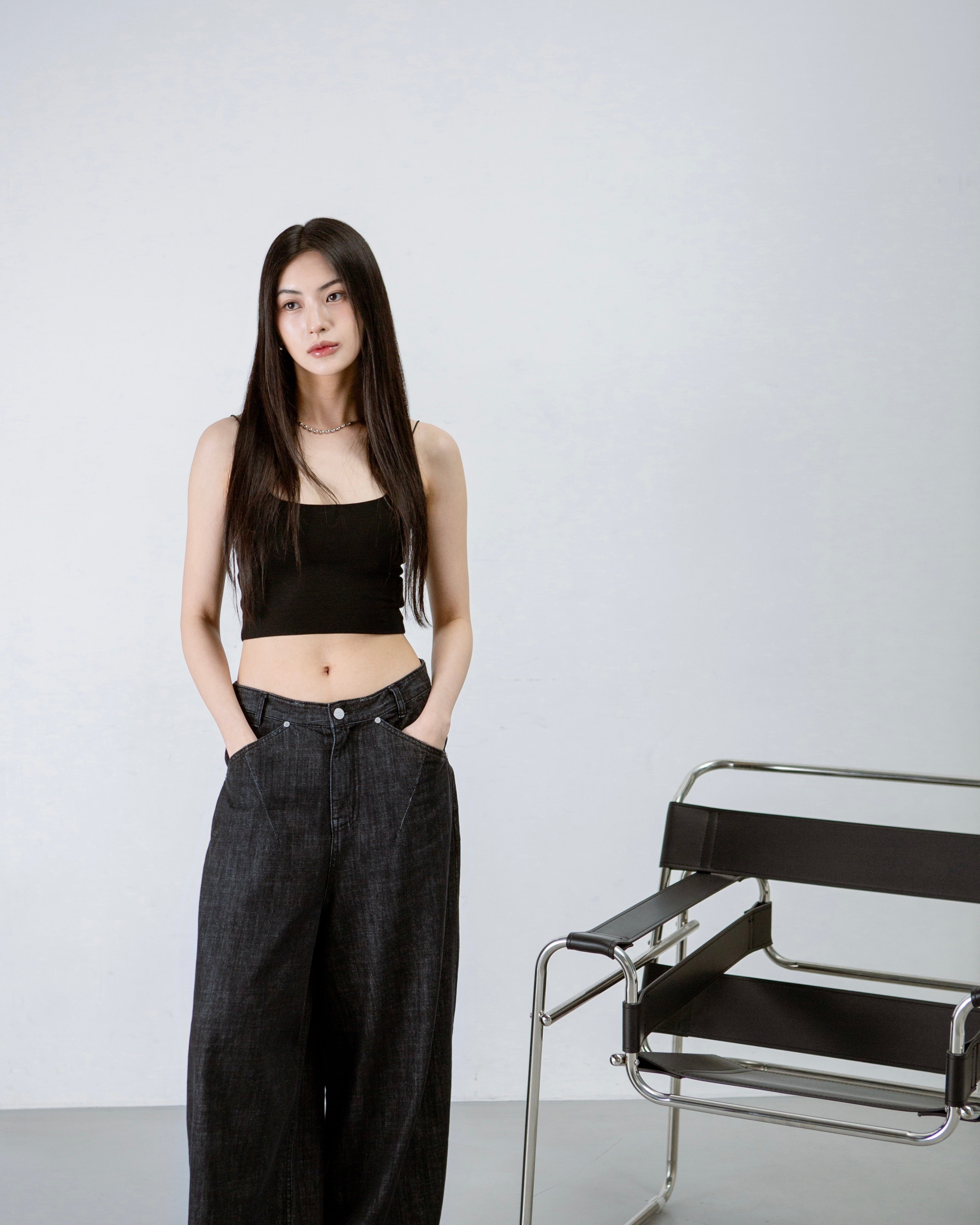 SAERO COLLECTIVE | Myeonsa Denim Jeans | Midnight Black