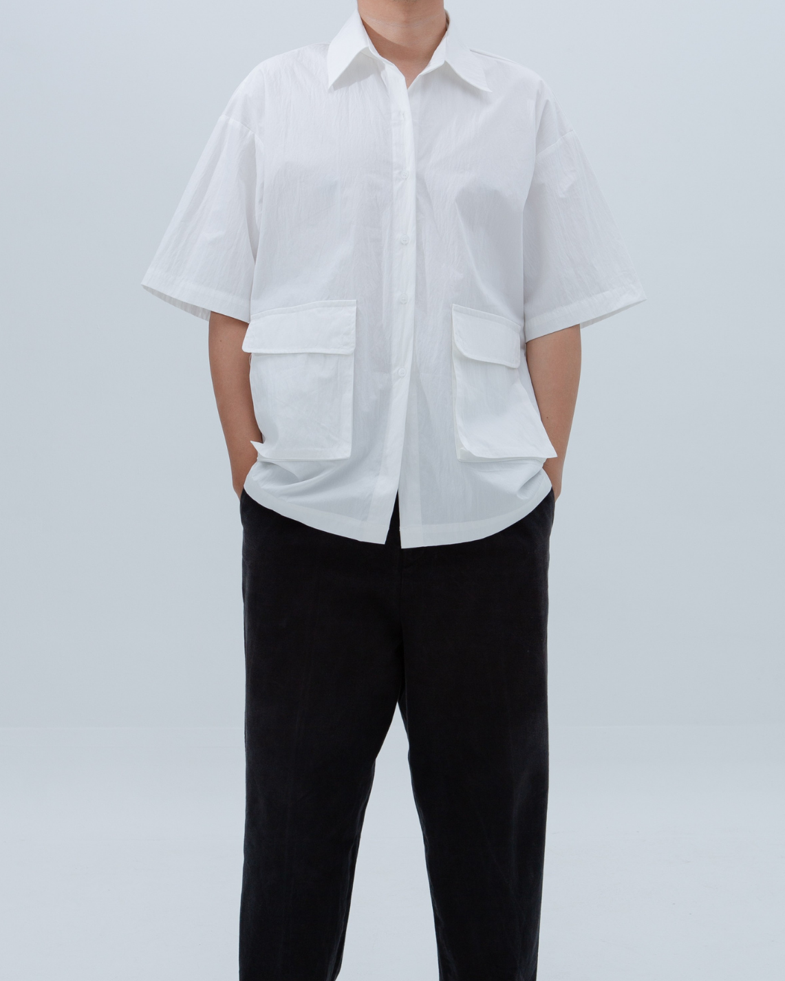 SAERO COLLECTIVE | Boho Overfit Shirt | White