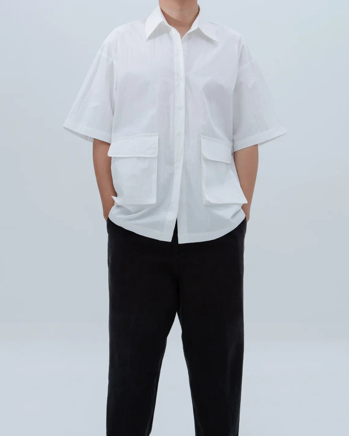 SAERO COLLECTIVE | Boho Overfit Shirt | White