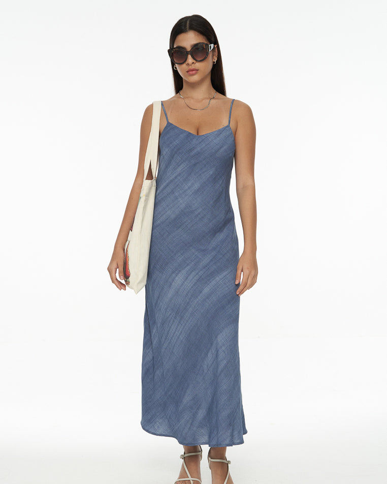 DRESSINGPAULA | Linen Slip Dress