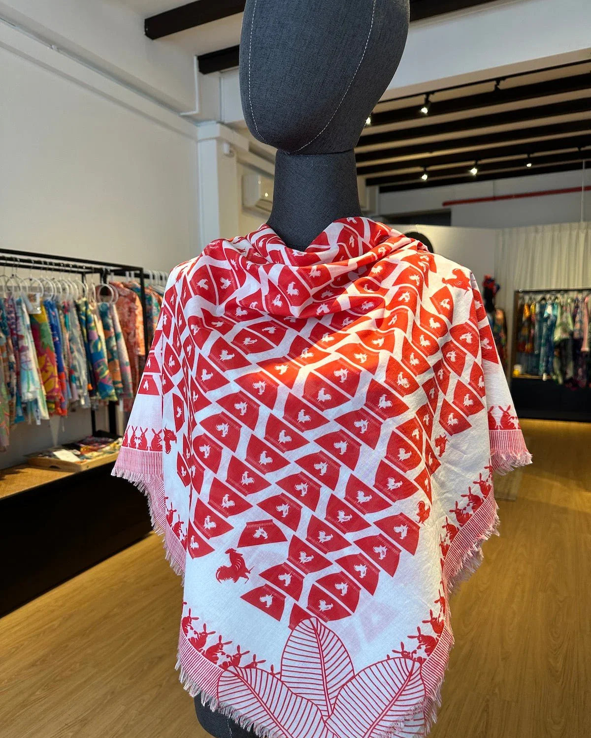 BINARY STYLE | Taste of Nostalgia 115x115cm Square Scarf