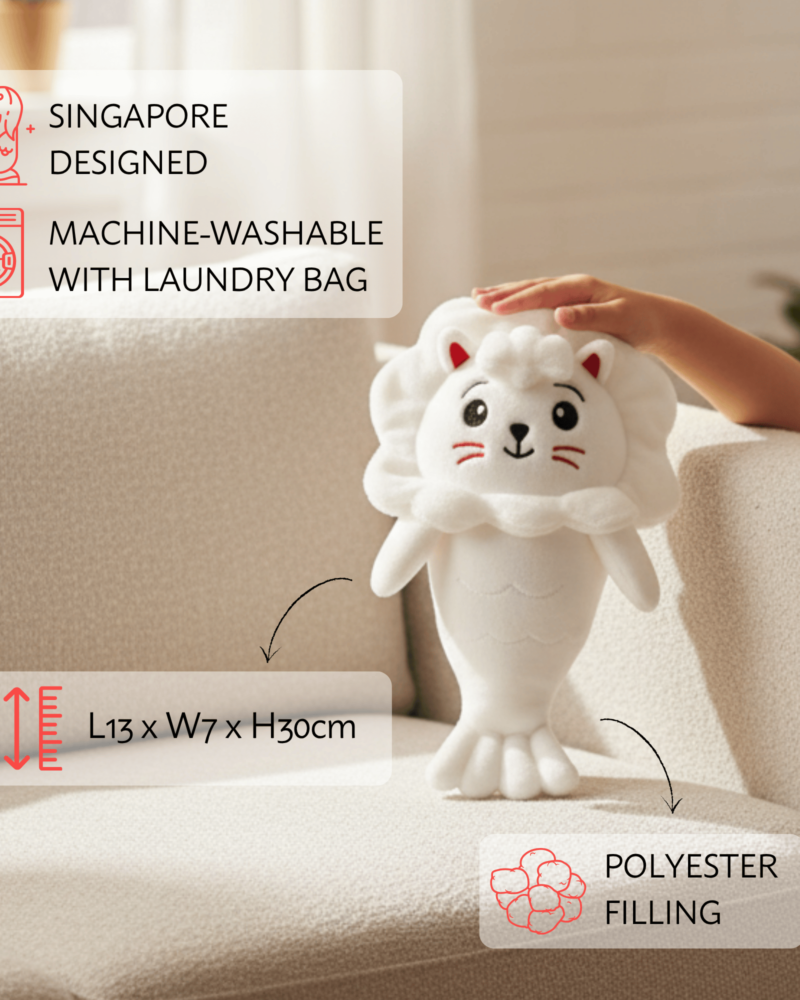 NOM | Nom Nom The Merlion Plush