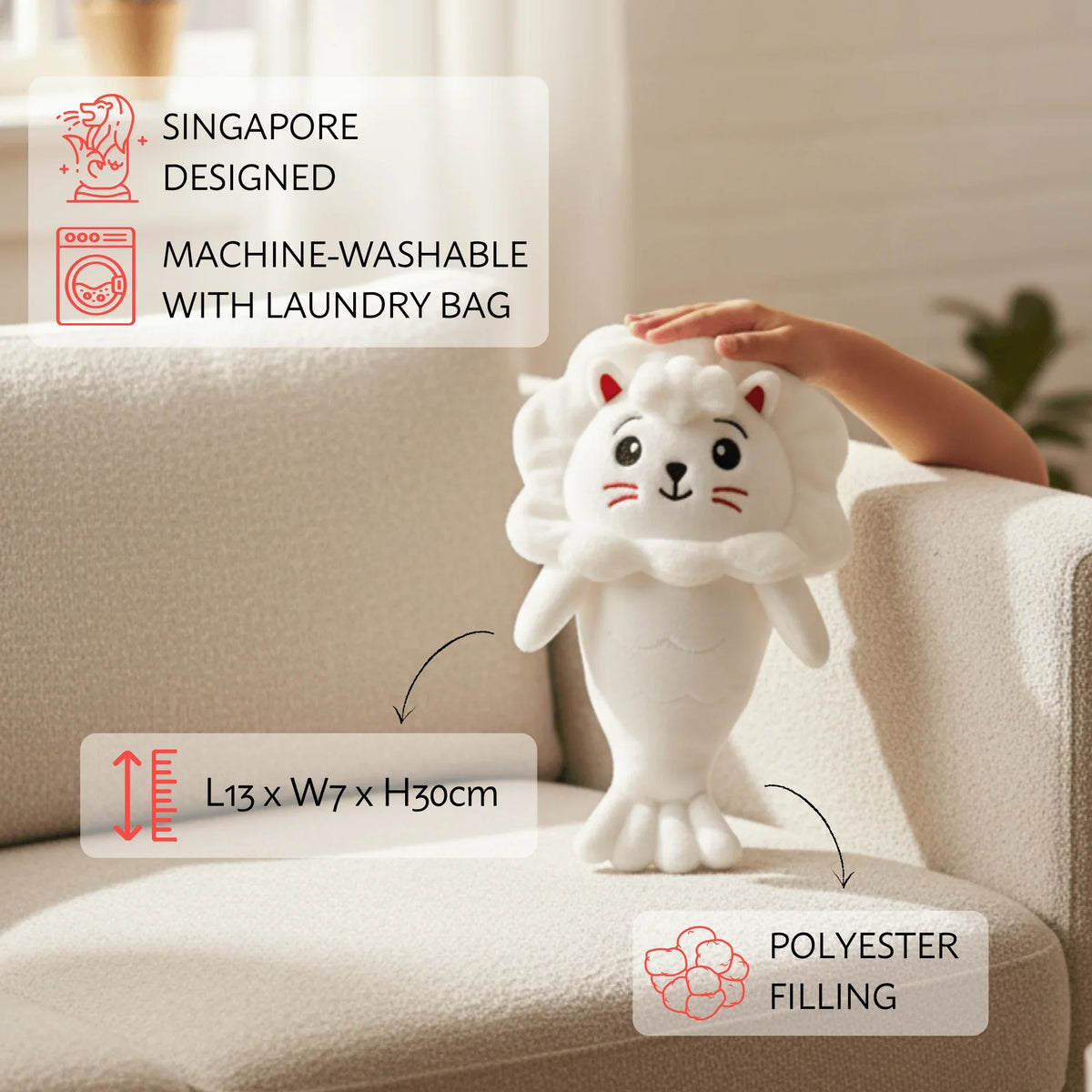 NOM | Nom Nom The Merlion Plush