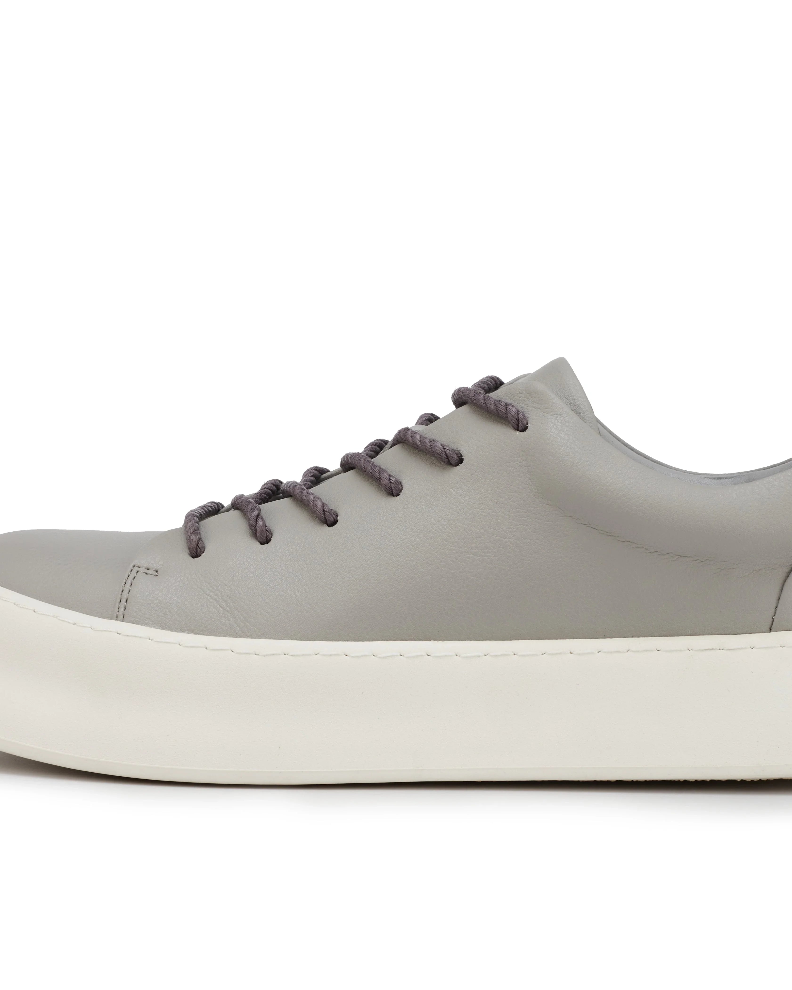PROJECTWEAR | Fallon Low Cut Faux Leather Sneaker Grey