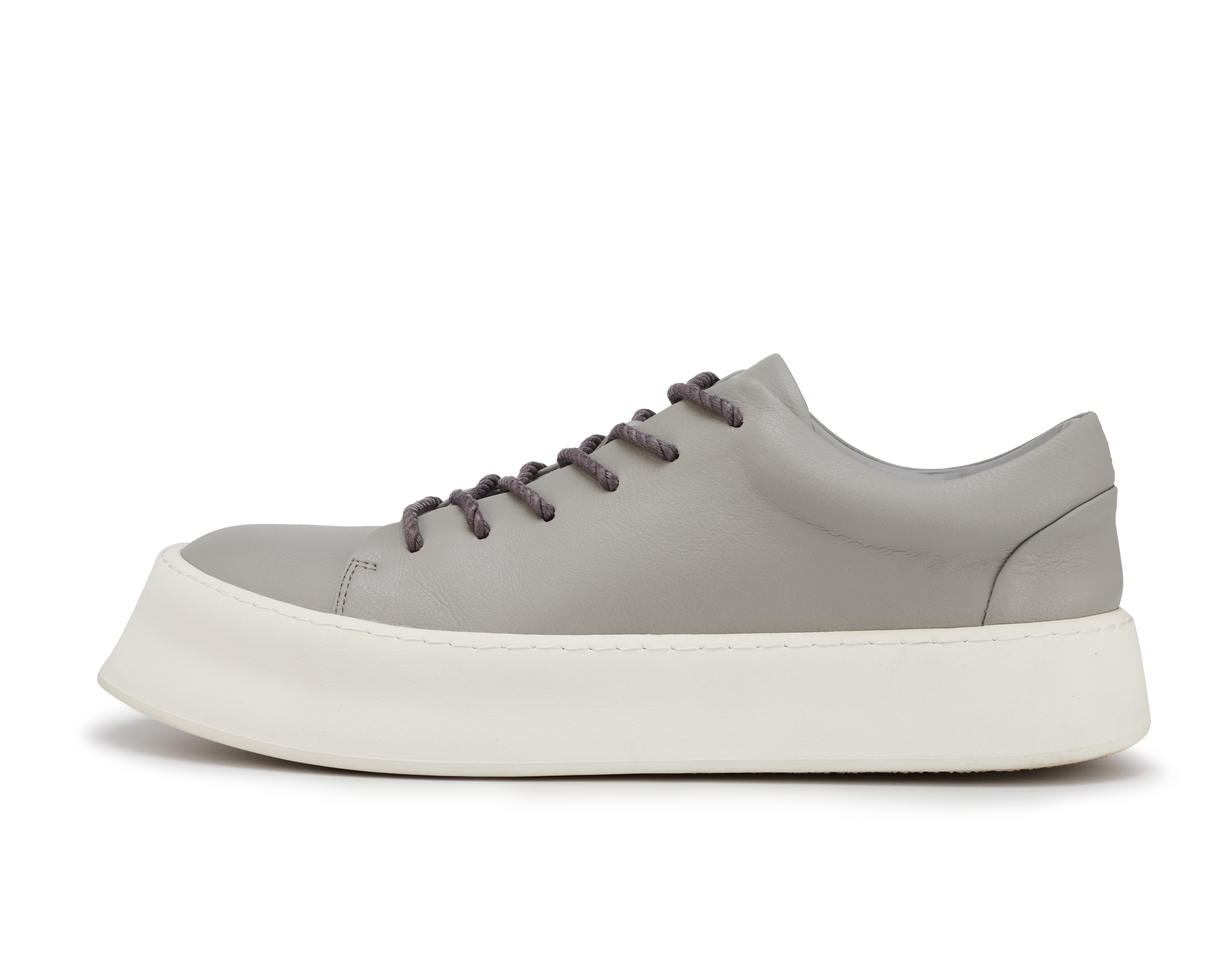 PROJECTWEAR | Fallon Low Cut Faux Leather Sneaker Grey