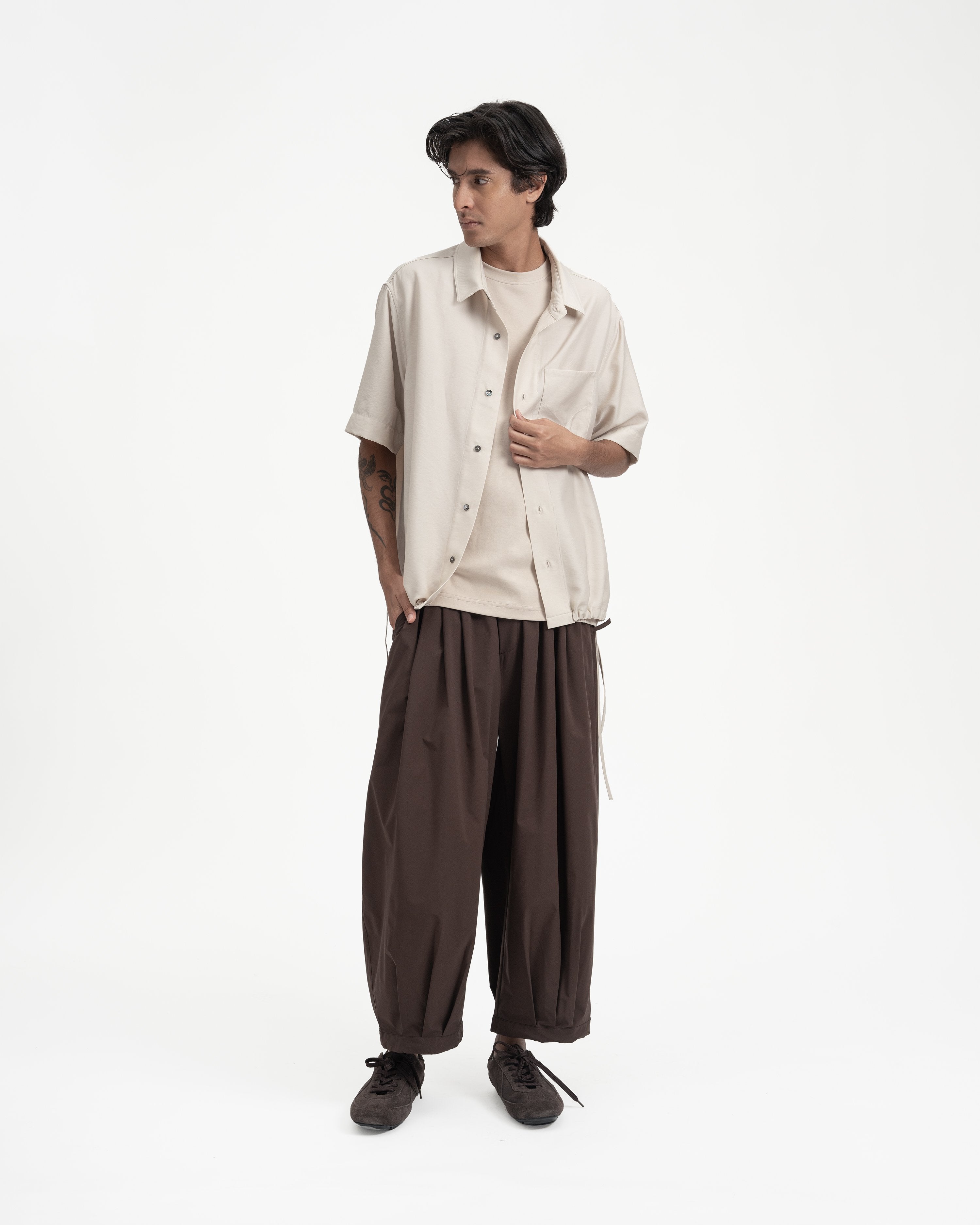 GRAYE | Drawstring Shirt | Blush