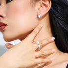 PEARLY LUSTRE | Leopard Freshwater Pearl Earrings WE00084 | SAFARI