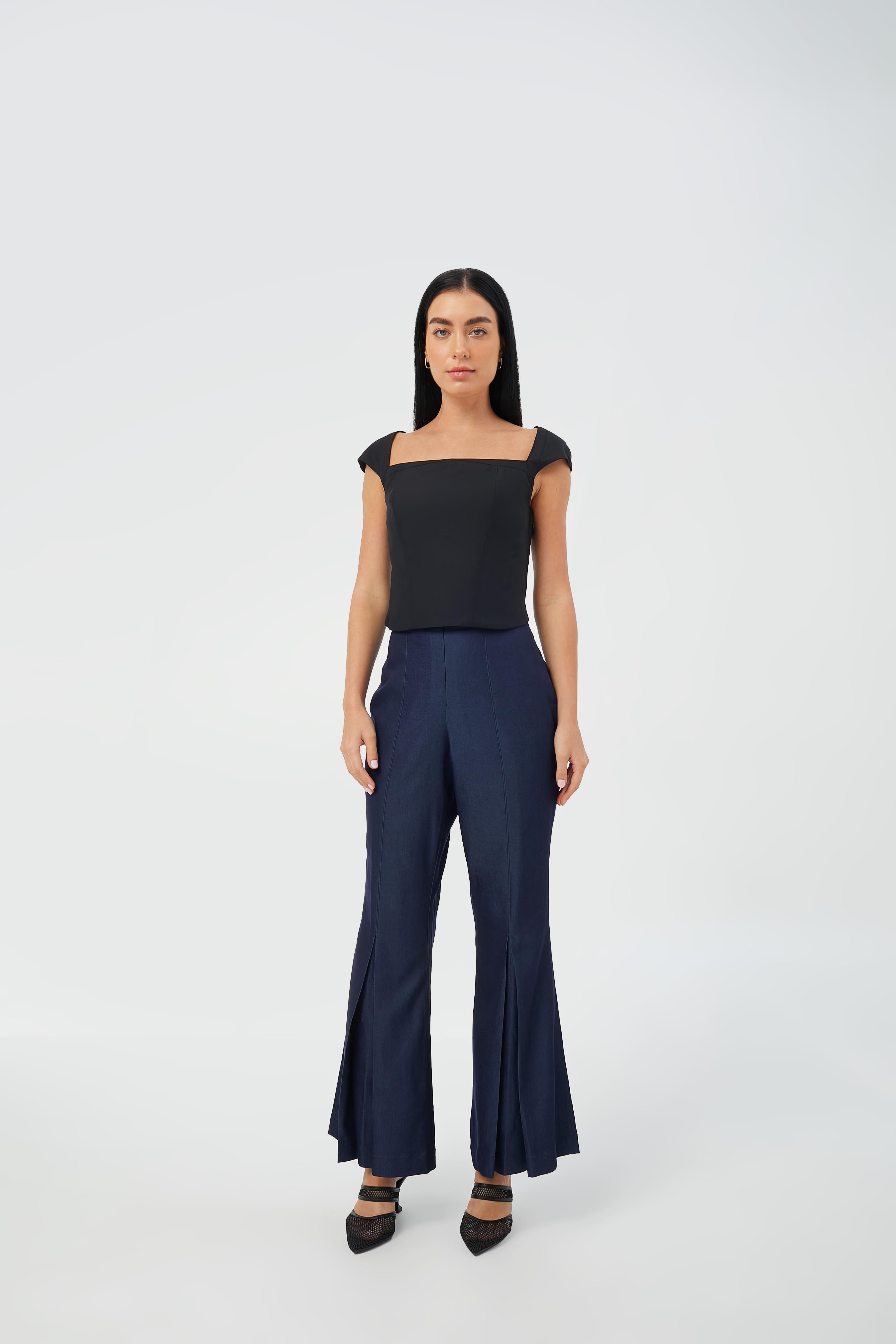 CAELI ECO LUXE | Flared Trousers