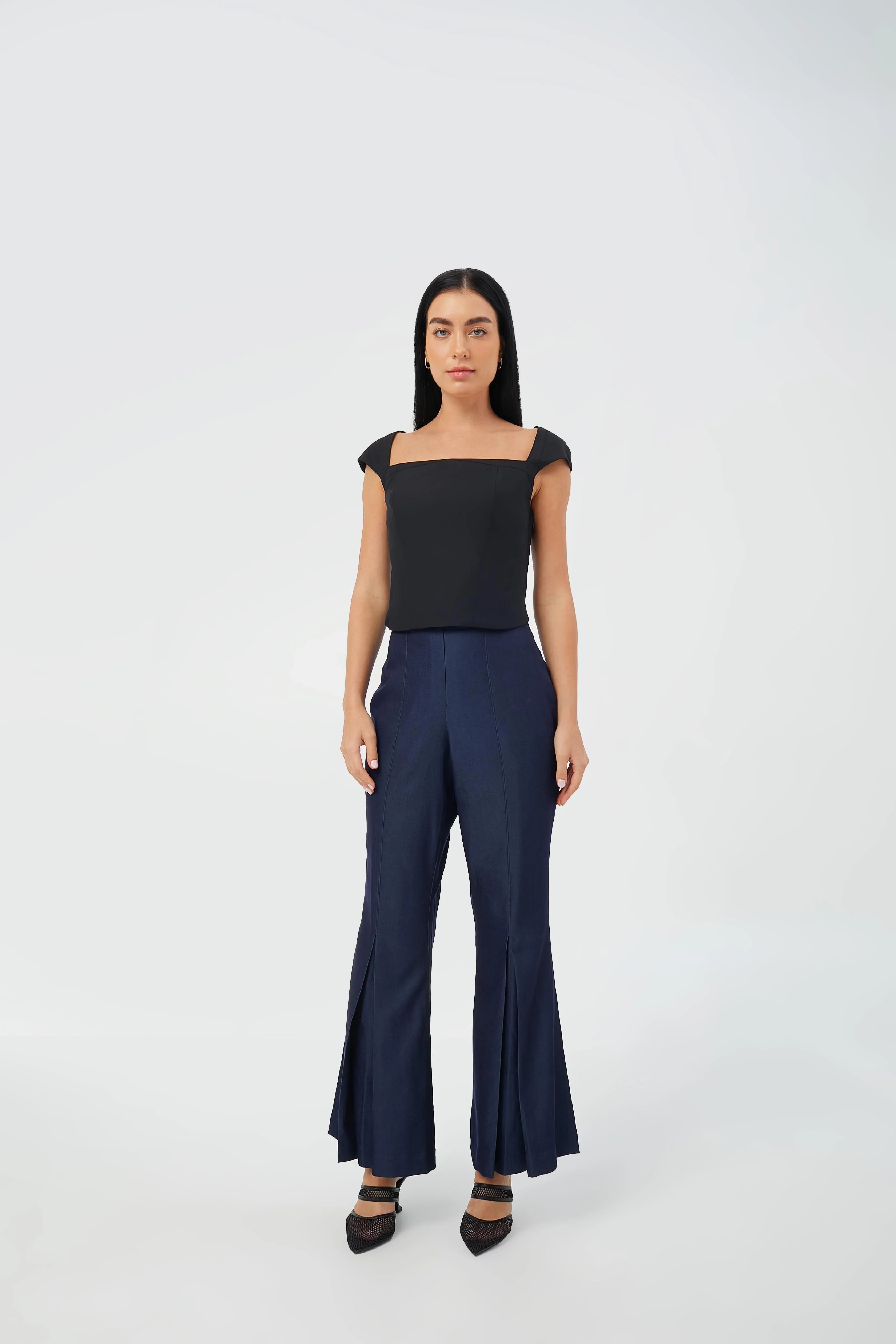 CAELI ECO LUXE | Flared Trousers