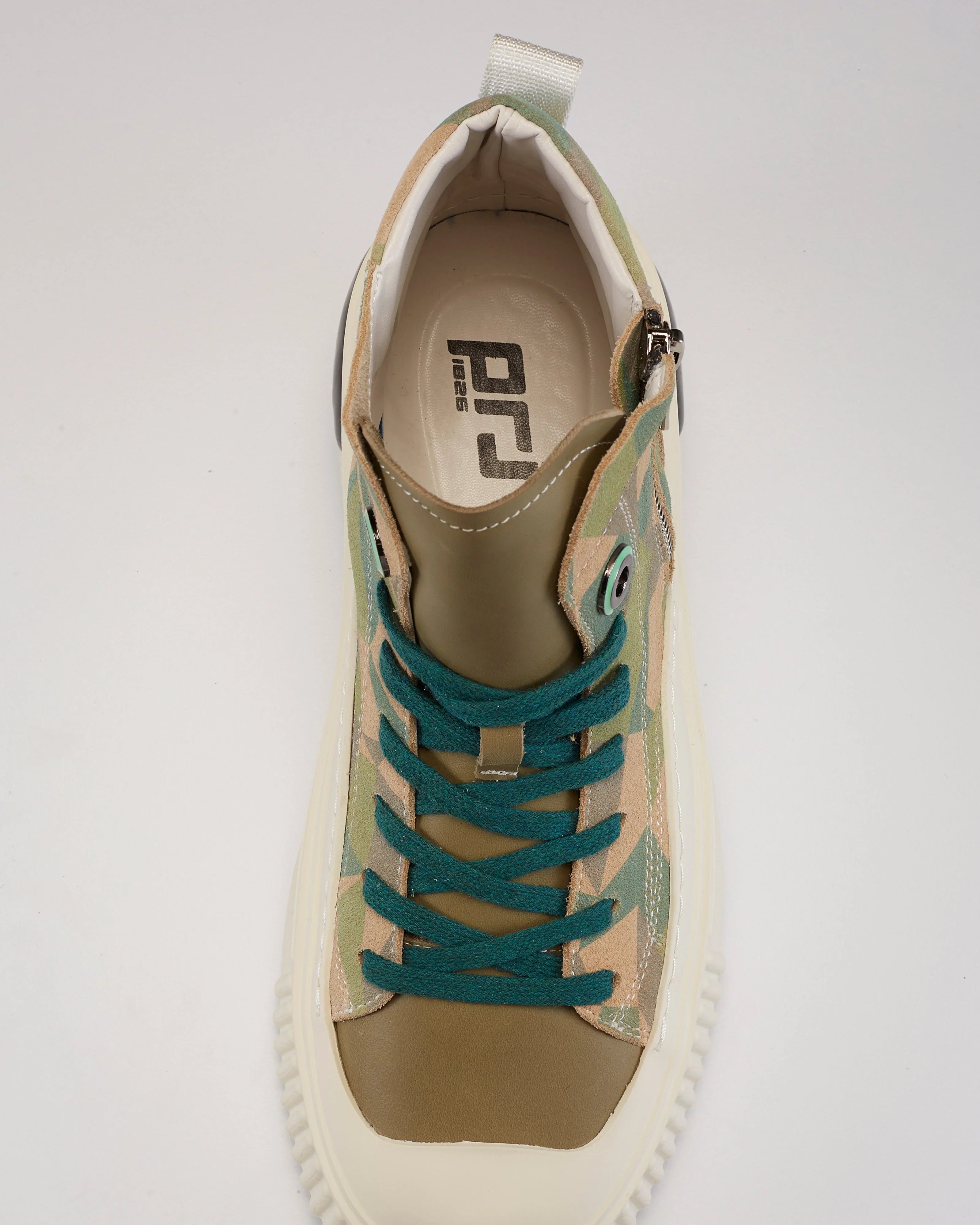 PROJECTWEAR | Farrell Mid Cut Leather Sneaker Green