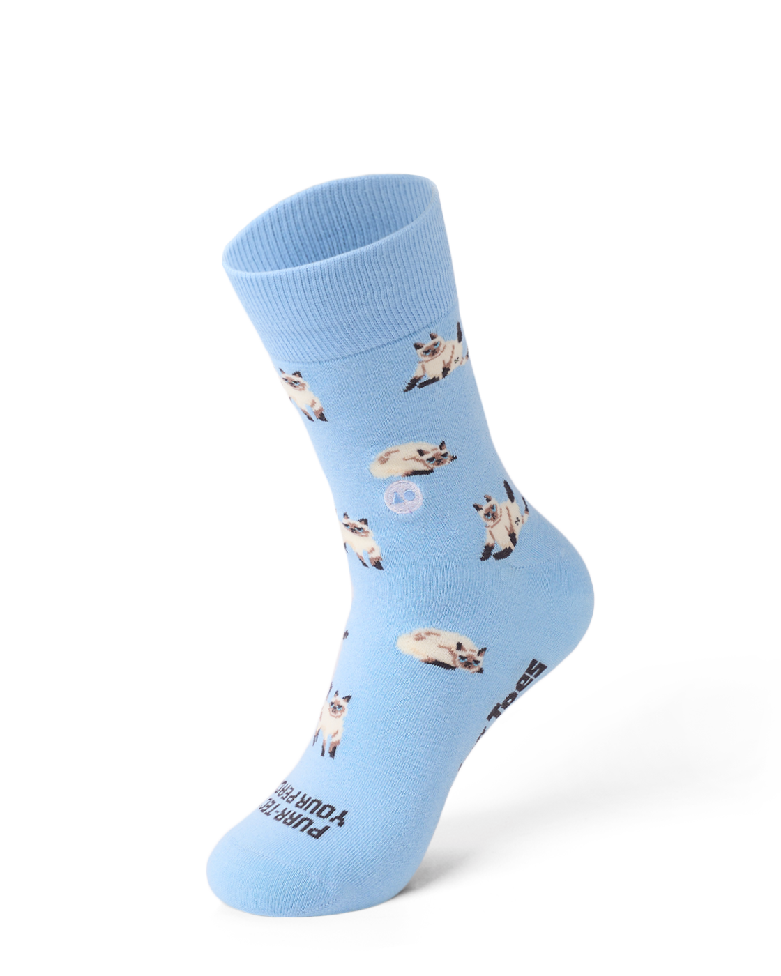 TALKING TOES | Grumpy Siamese Sock