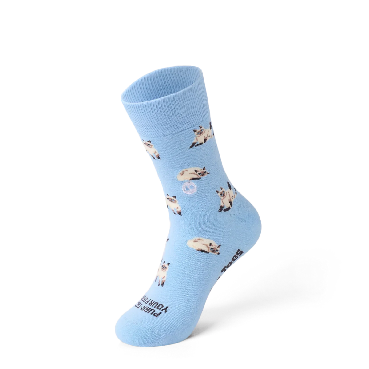 TALKING TOES | Grumpy Siamese Sock