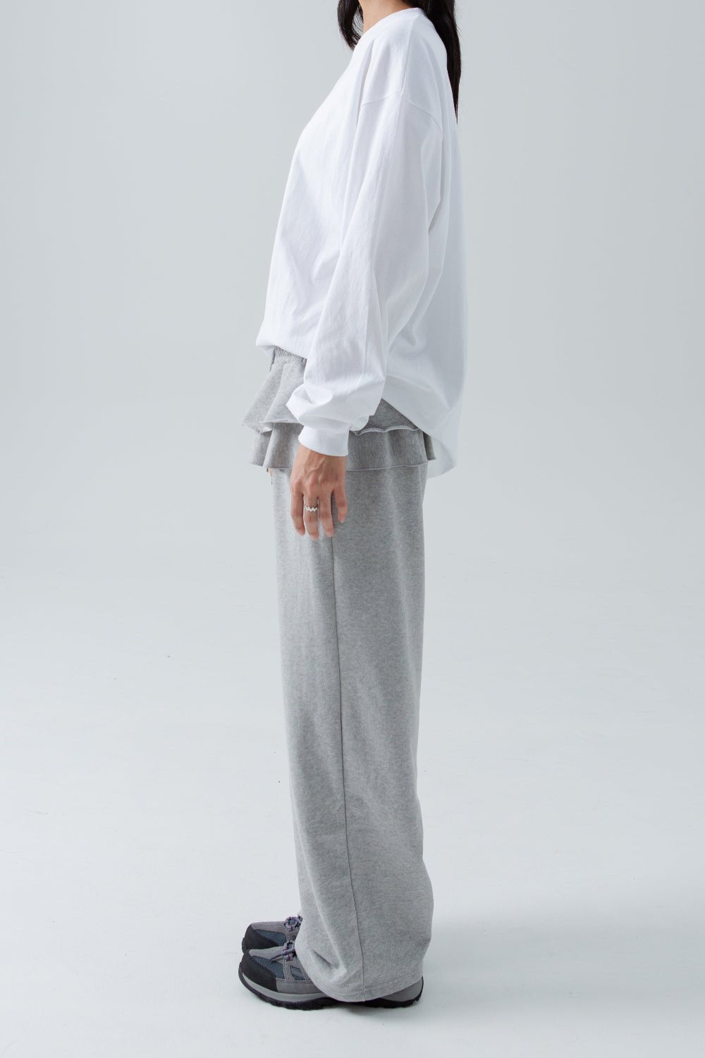 SAERO COLLECTIVE | Playline Jersey Pants | Heather Grey