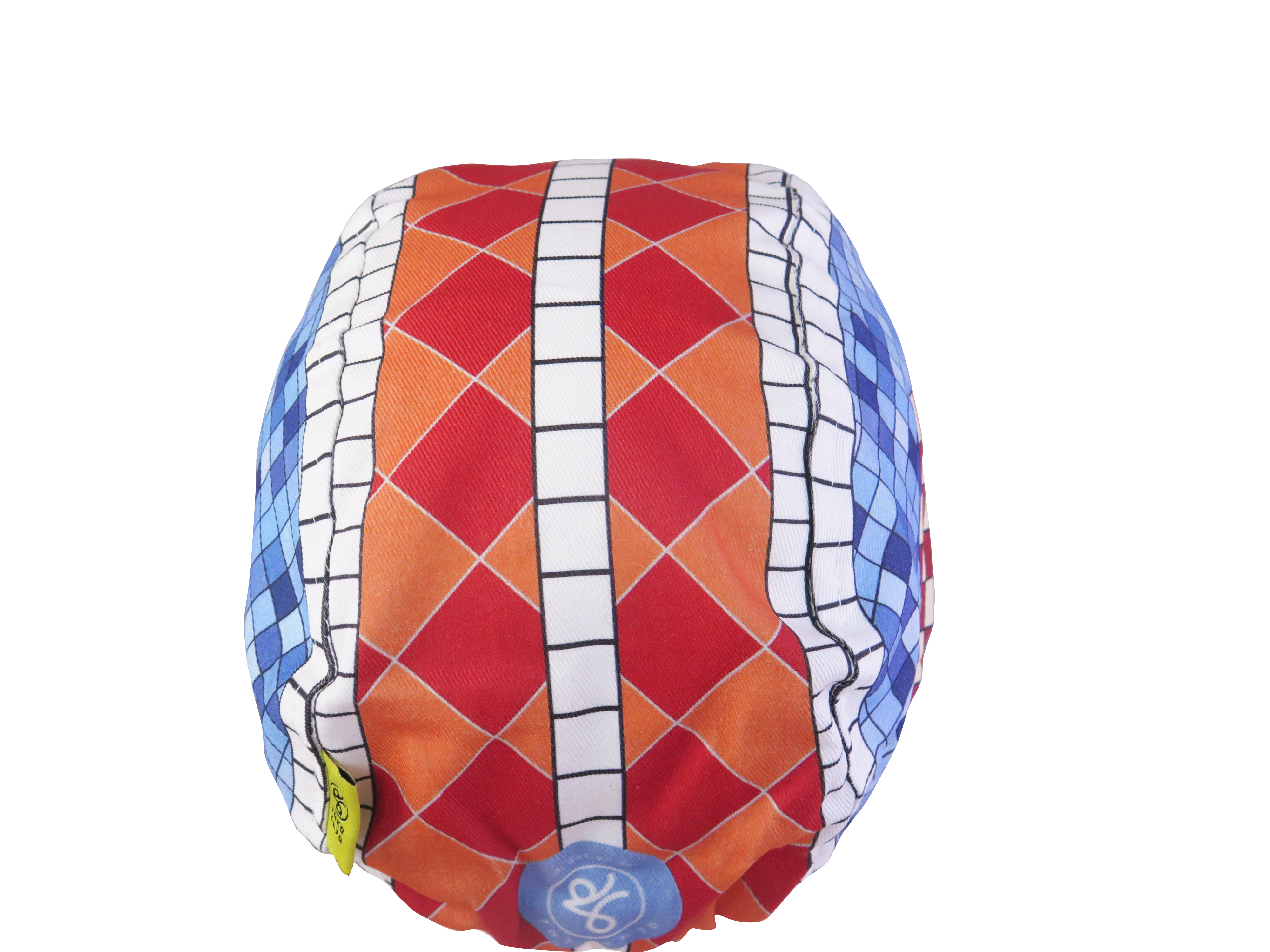 A DESIGN BY TAKACHYA | Cycling Cap - Lepak Checkered Brown Blue