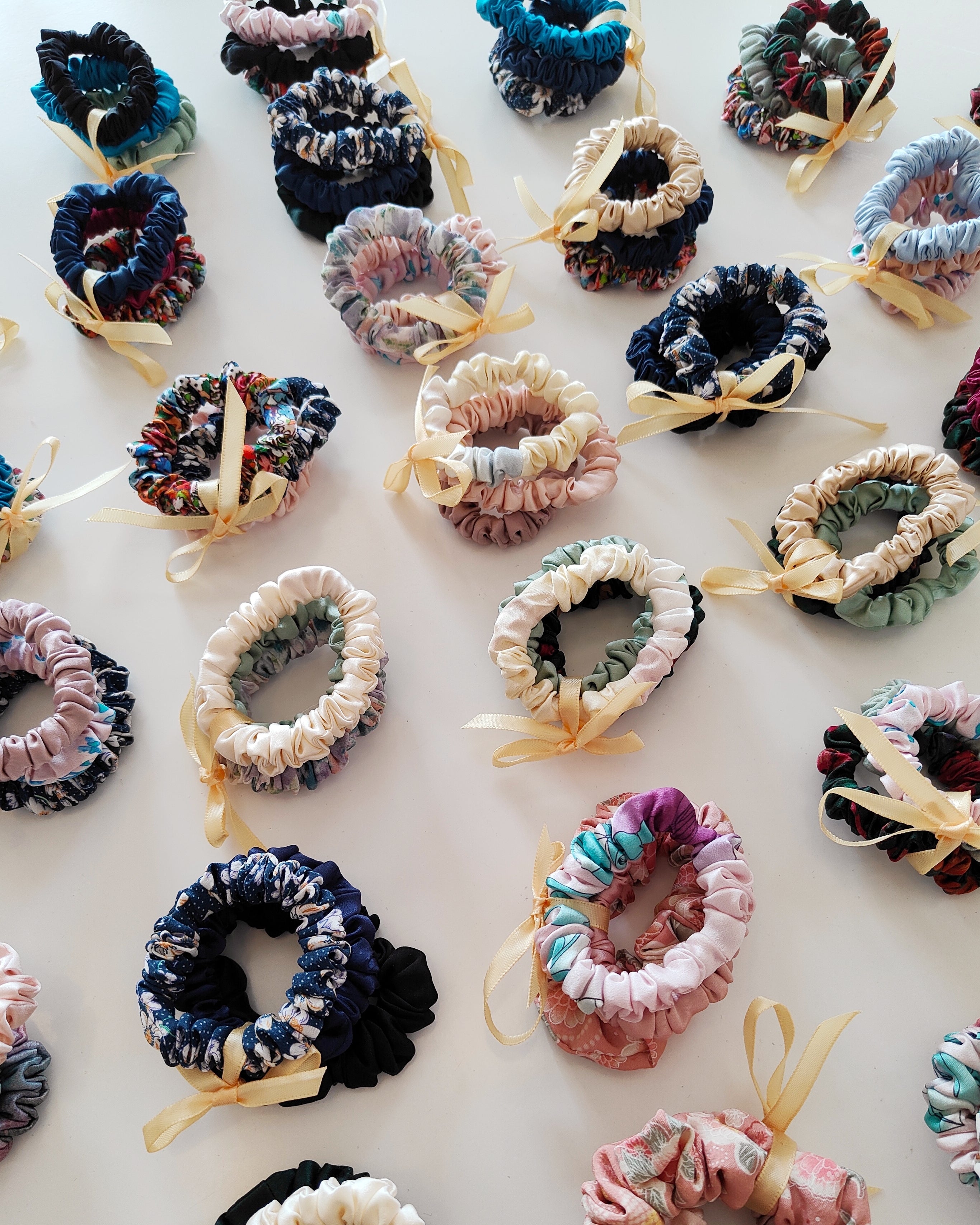 BELLS & BIRDS | Mulberry Silk Scrunchies (Set of 3)