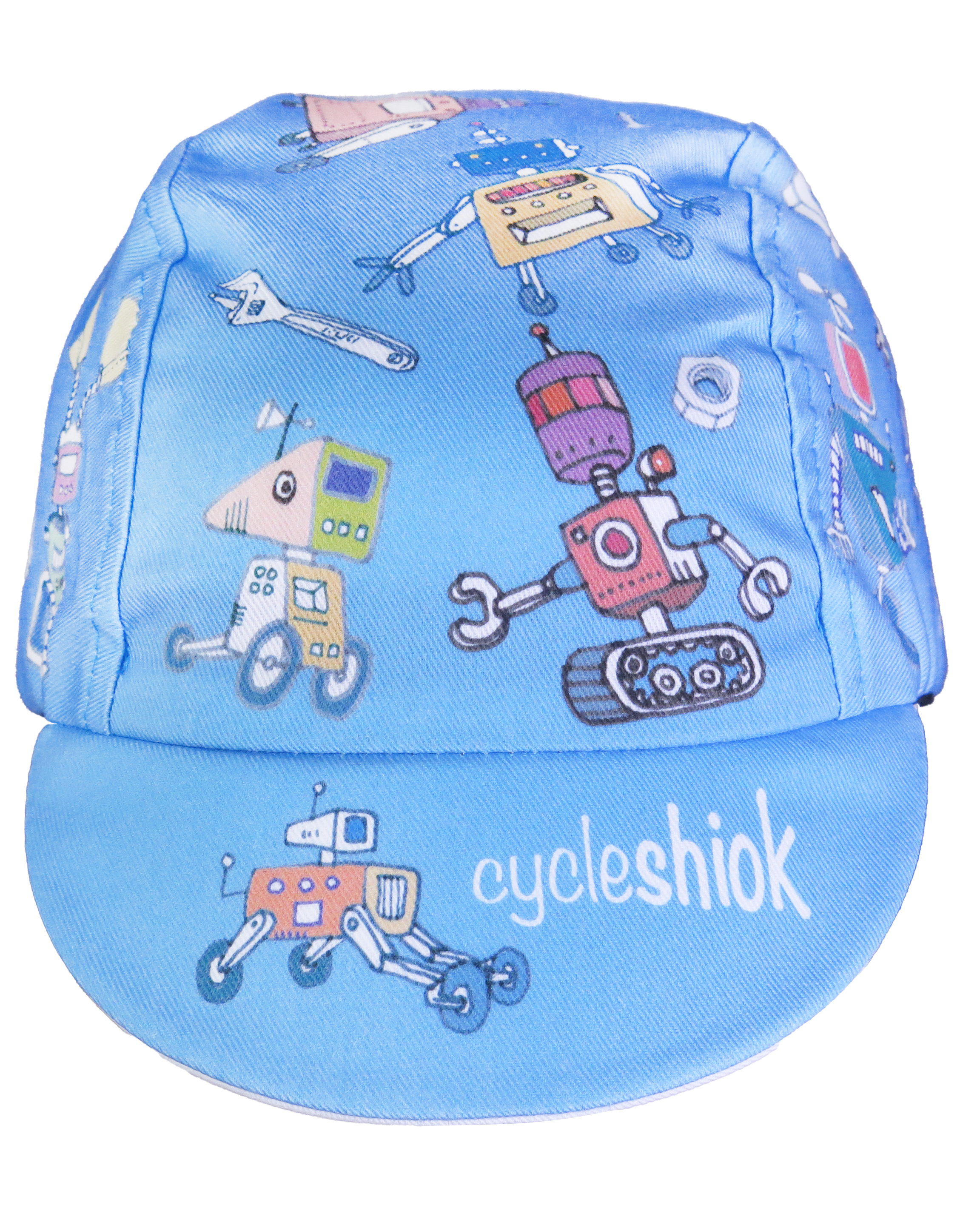 A DESIGN BY TAKACHYA | Faizal Caricatures x TKC Blue Robot Cycling Cap