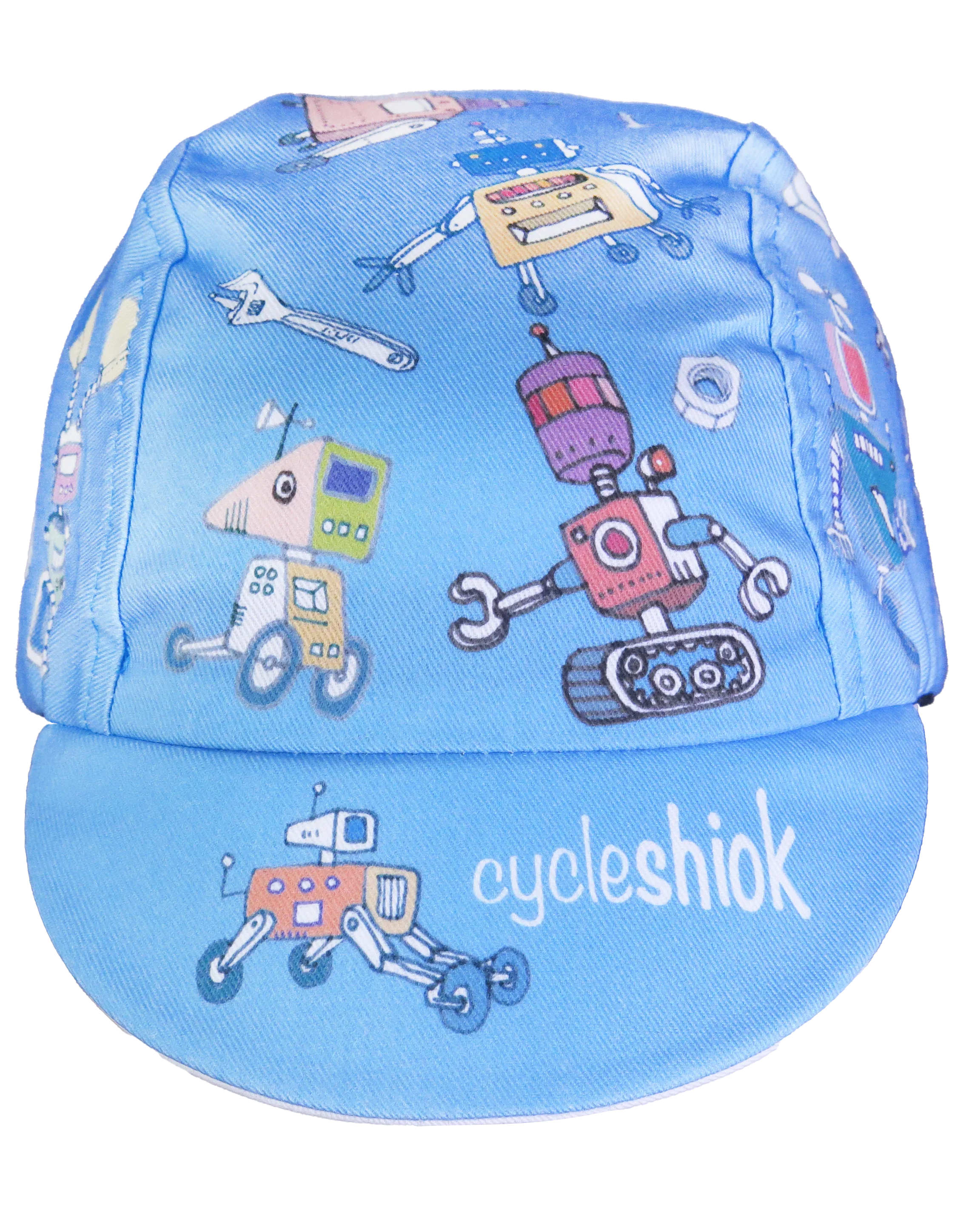 A DESIGN BY TAKACHYA | Faizal Caricatures x TKC Blue Robot Cycling Cap