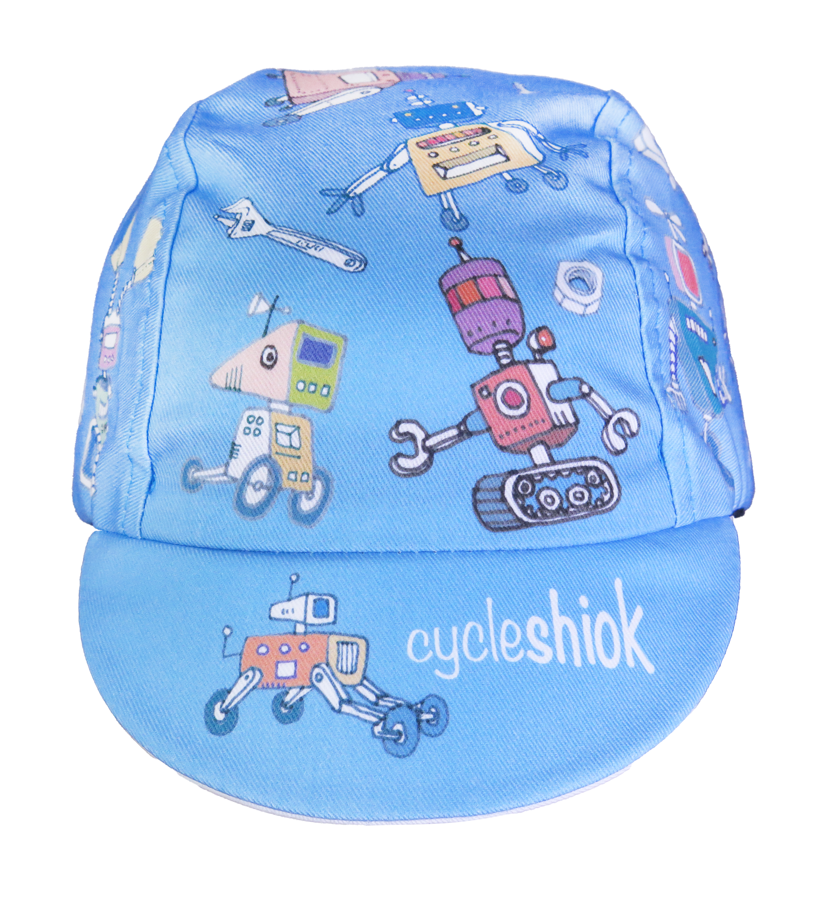 A DESIGN BY TAKACHYA | Faizal Caricatures x TKC Blue Robot Cycling Cap