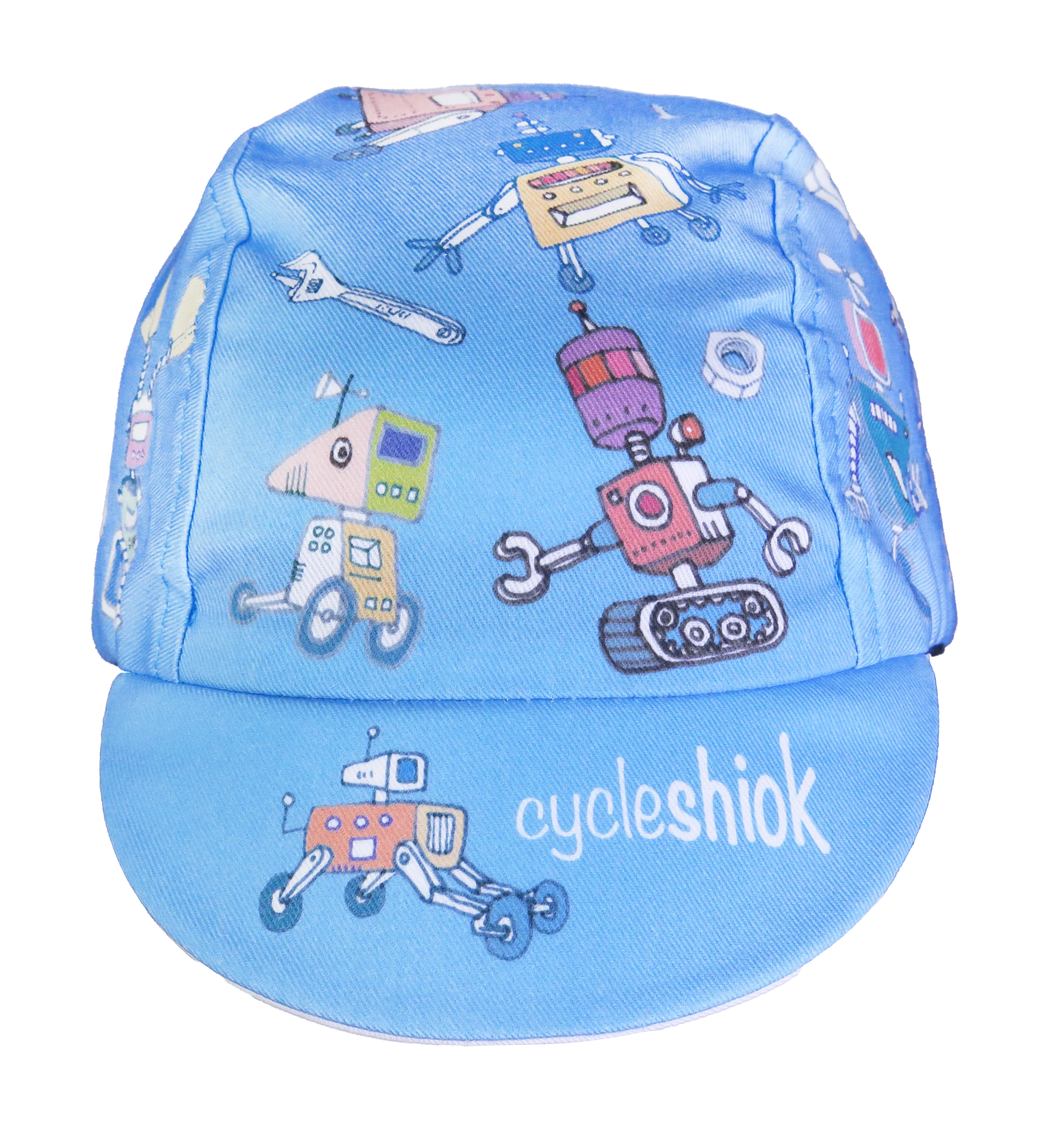 A DESIGN BY TAKACHYA | Faizal Caricatures x TKC Blue Robot Cycling Cap