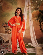 JINDER'S | Orange Bandhani Jumper