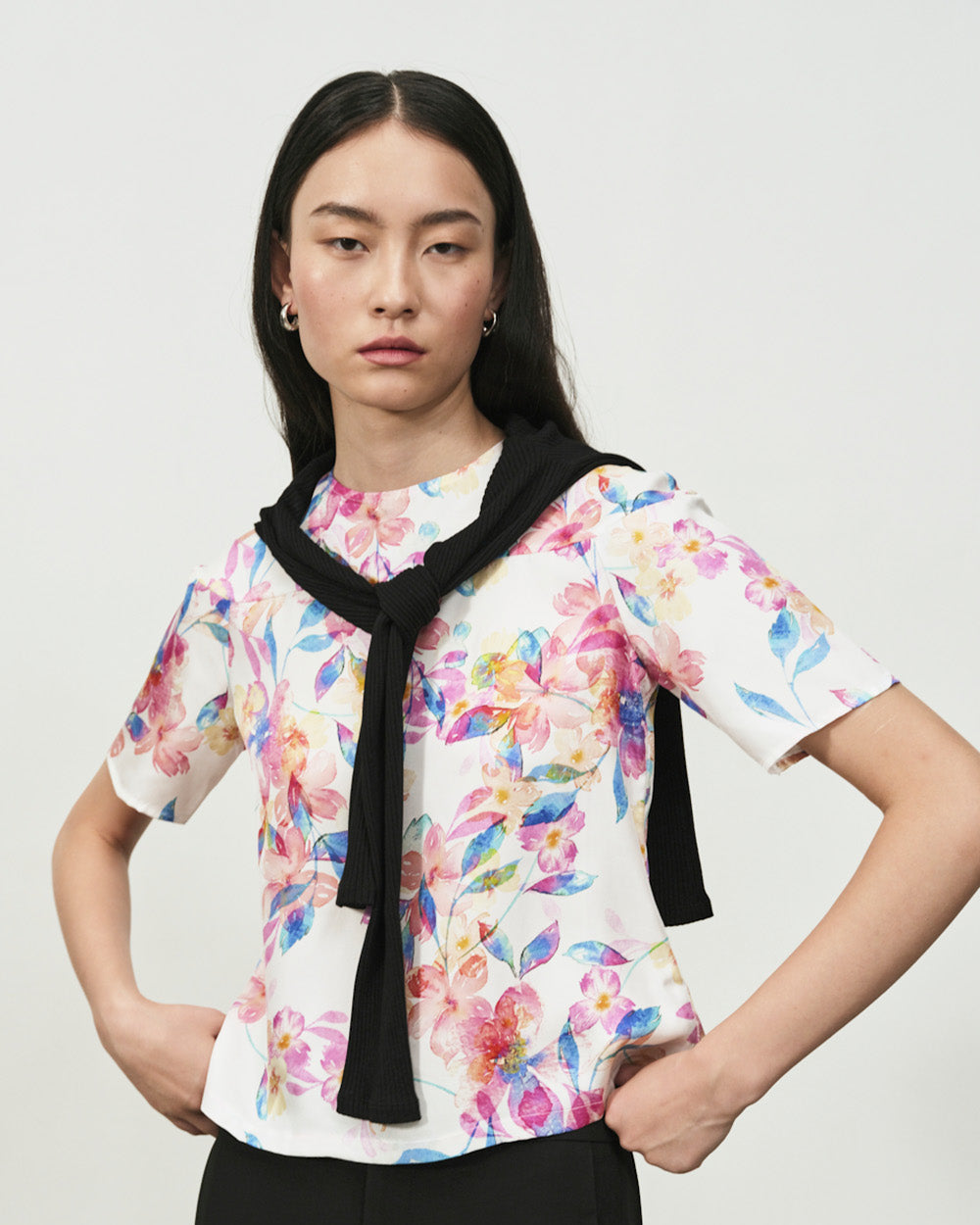 GIN LEE STUDIO | Silk Bloom Top