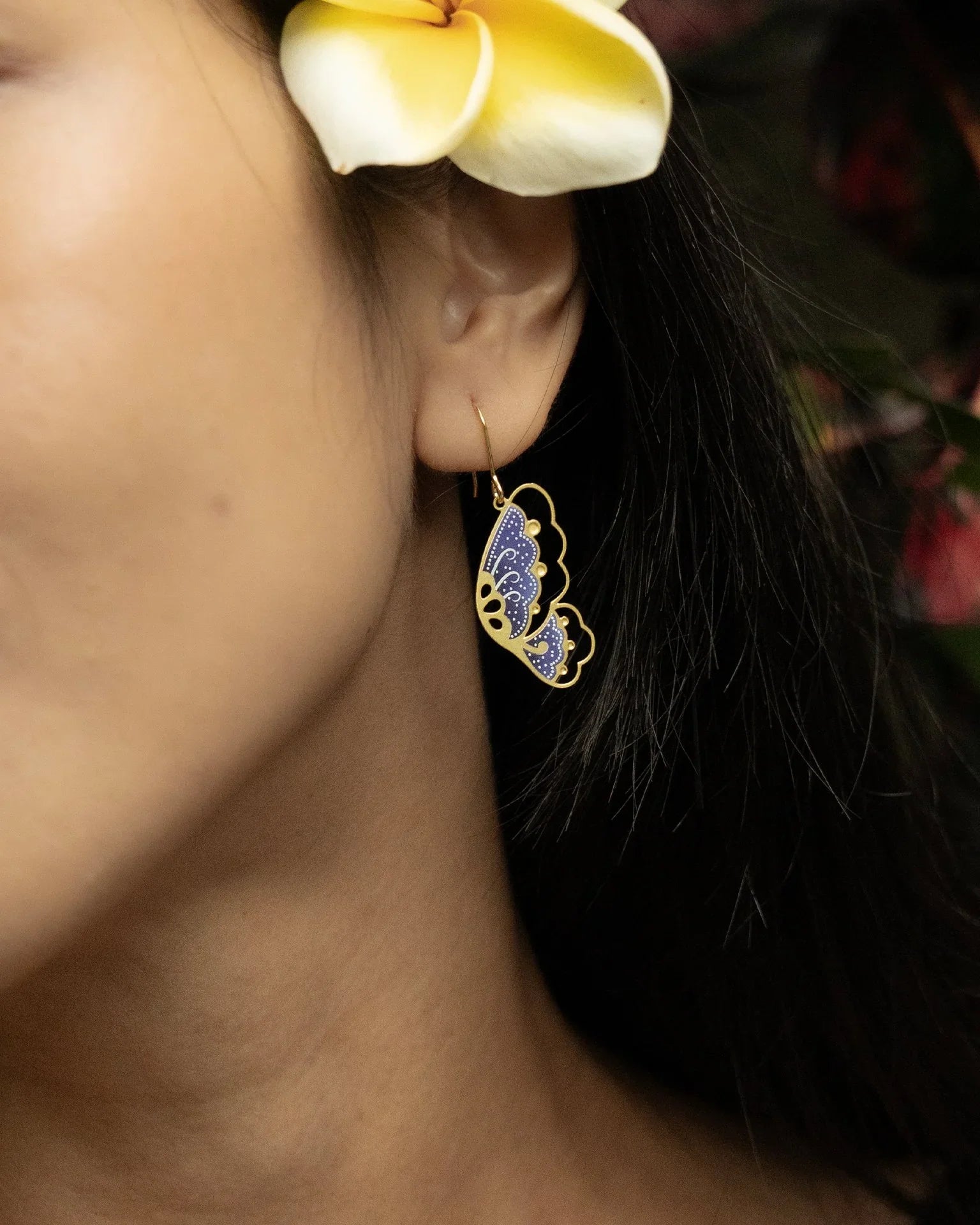 EMBRACE JEWELLERY | Batik Butterfly Earrings