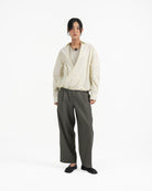 GRAYE | Gathered Wrap Shirt