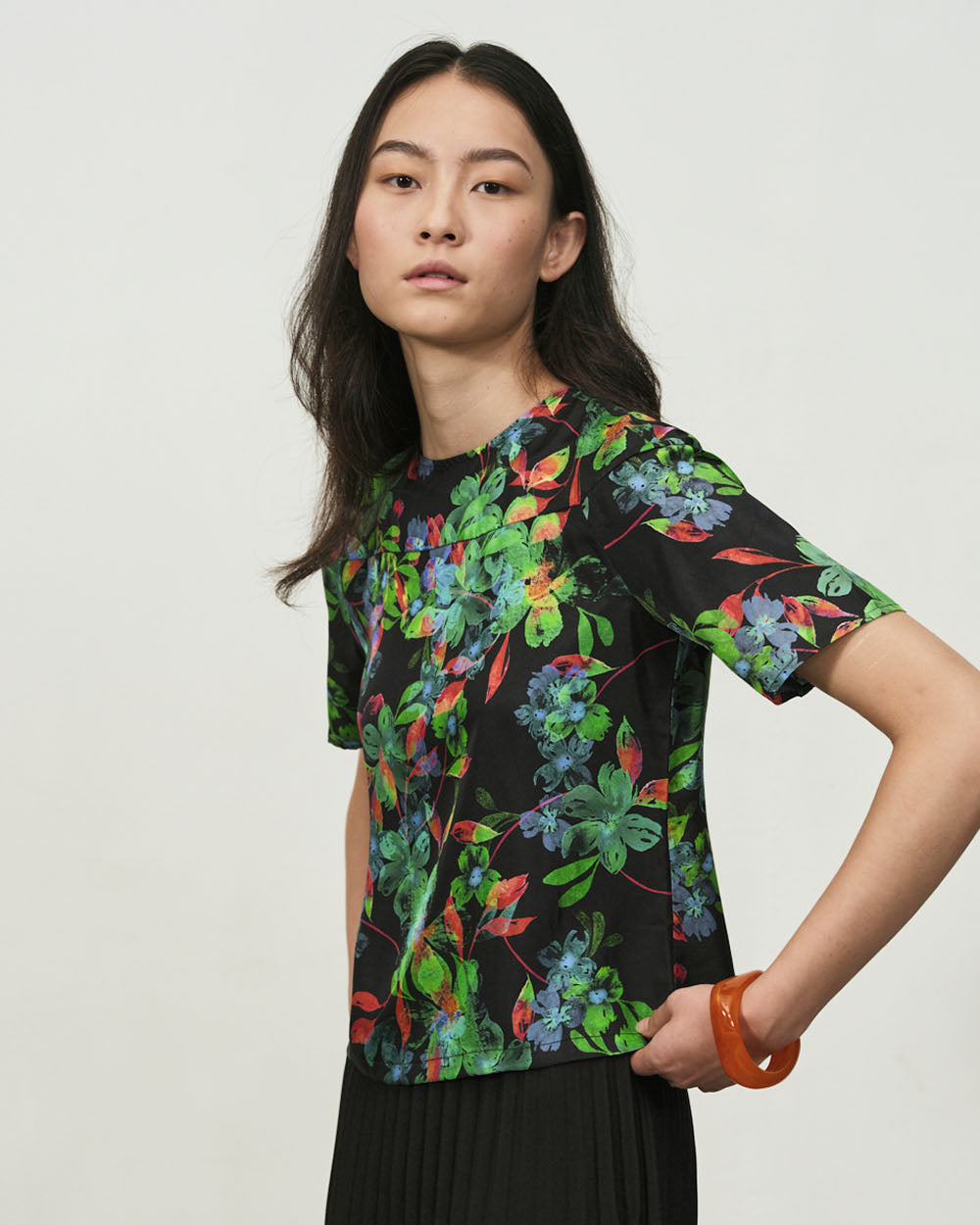 GIN LEE STUDIO | Silk Bloom Top