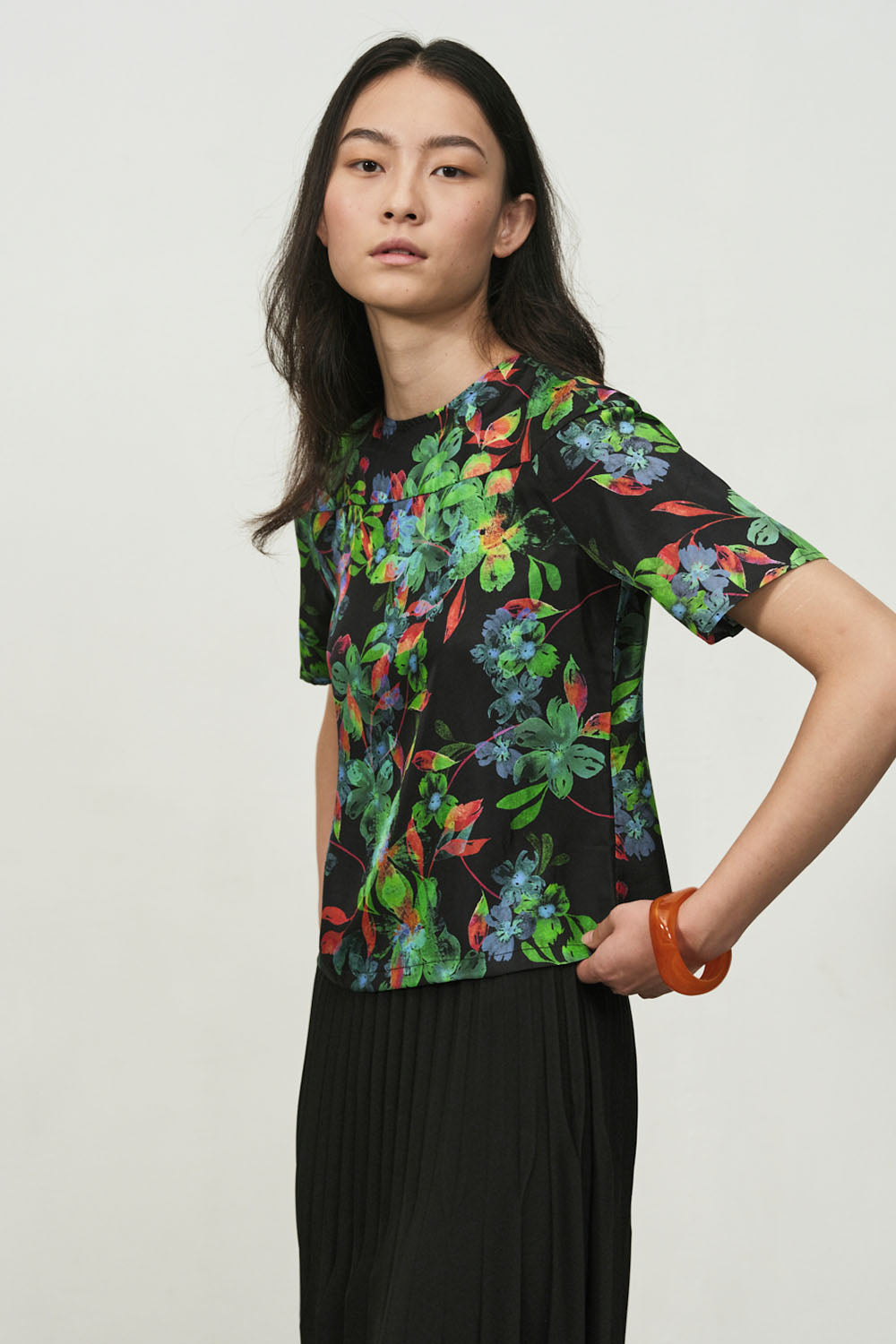 GIN LEE STUDIO | Silk Bloom Top
