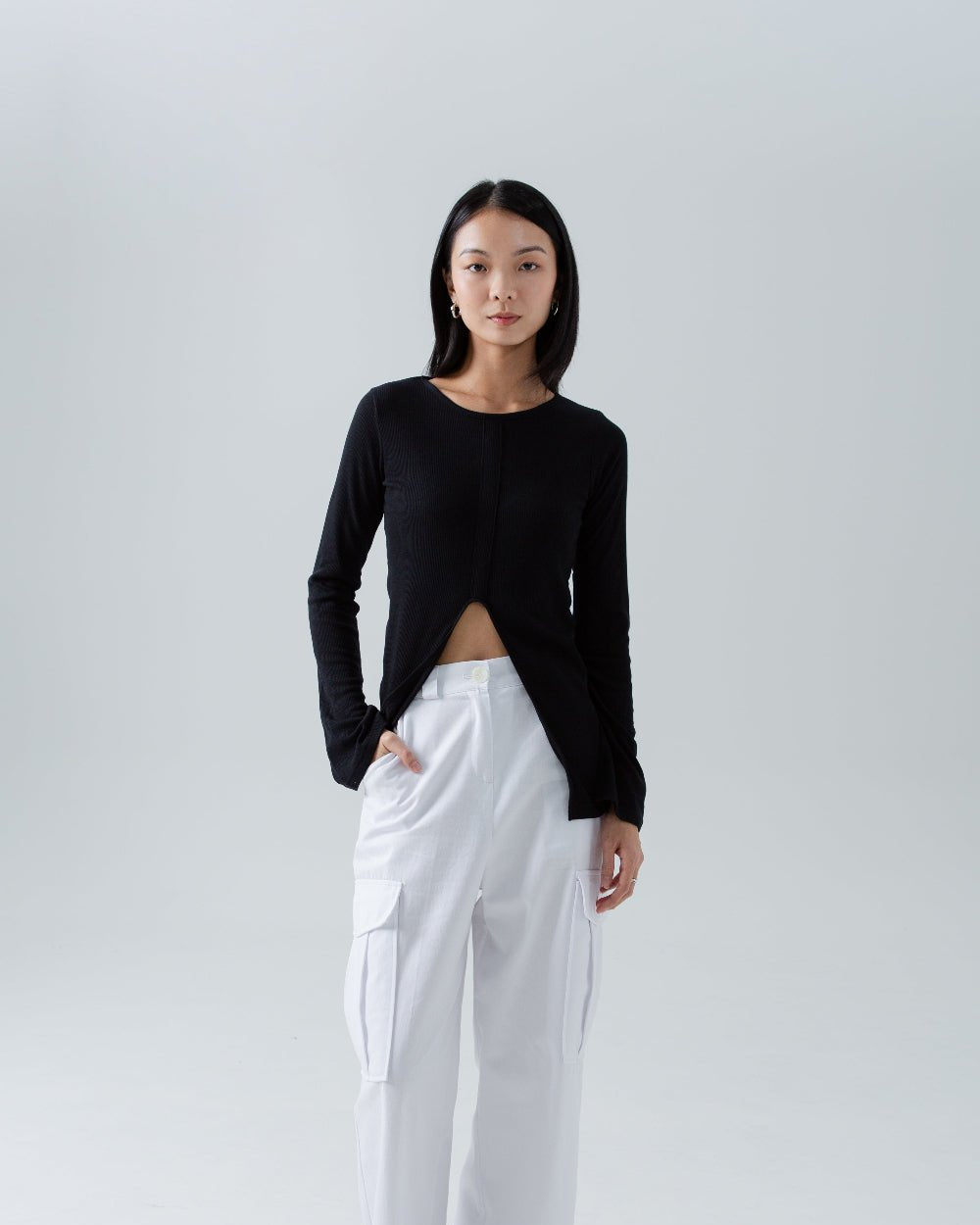 SAERO COLLECTIVE | Split Layer Top | Black