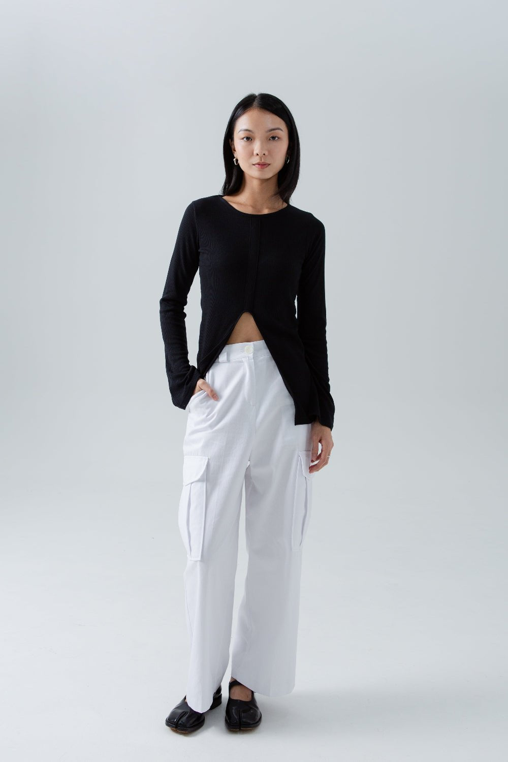 SAERO COLLECTIVE | Split Layer Top | Black