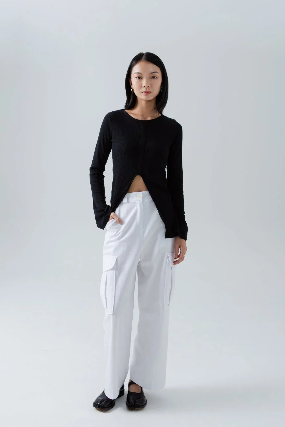 SAERO COLLECTIVE | Split Layer Top | Black