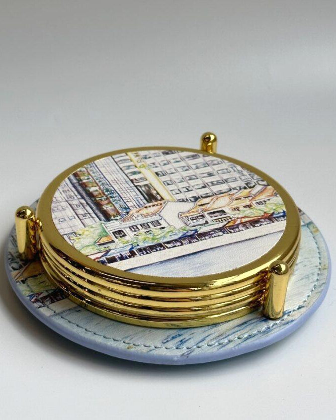 THE ART FACULTY | Premium Coasters Set W Holder