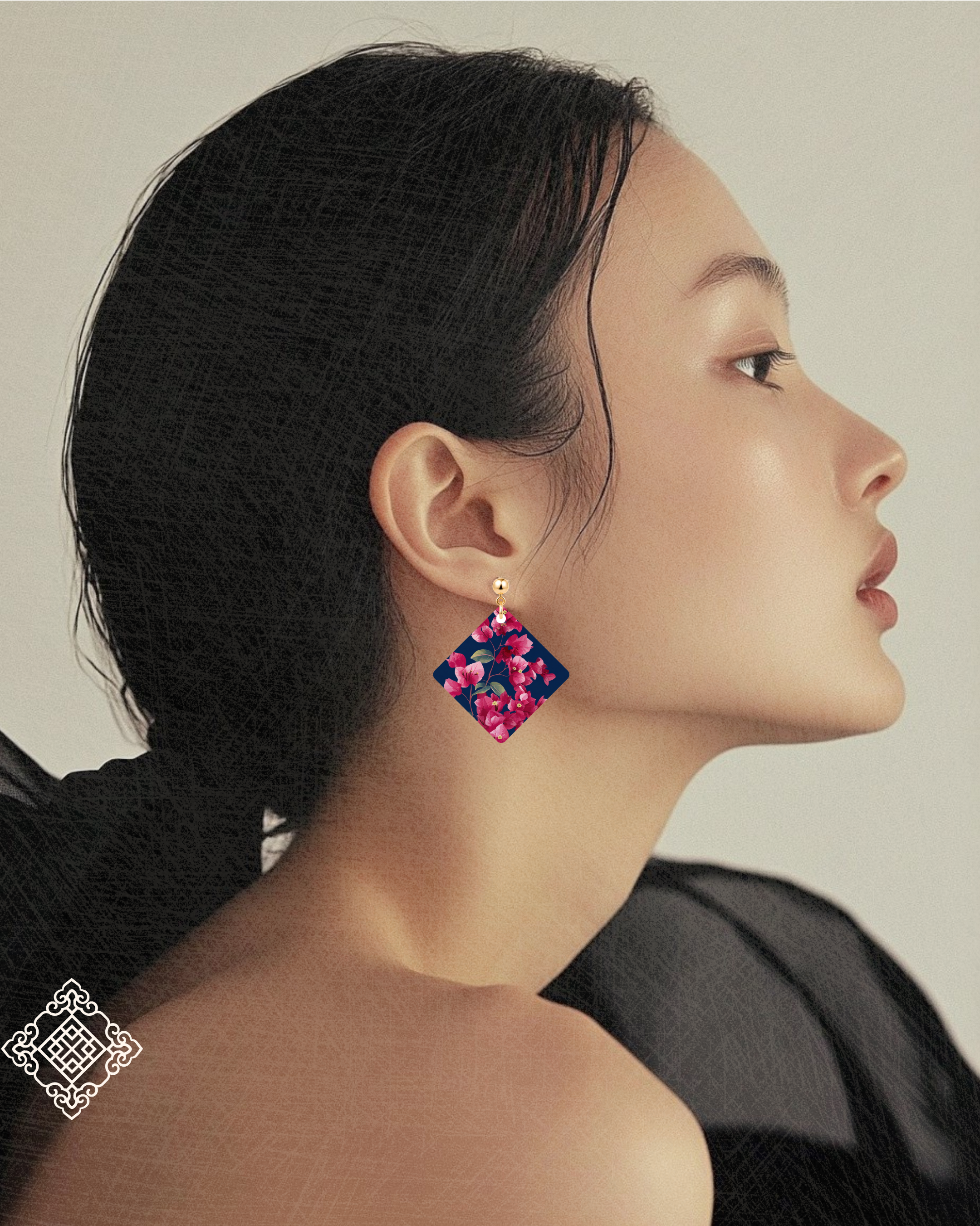 THE ANTECEDENT STORE | Bougainvillea Earrings In Blue