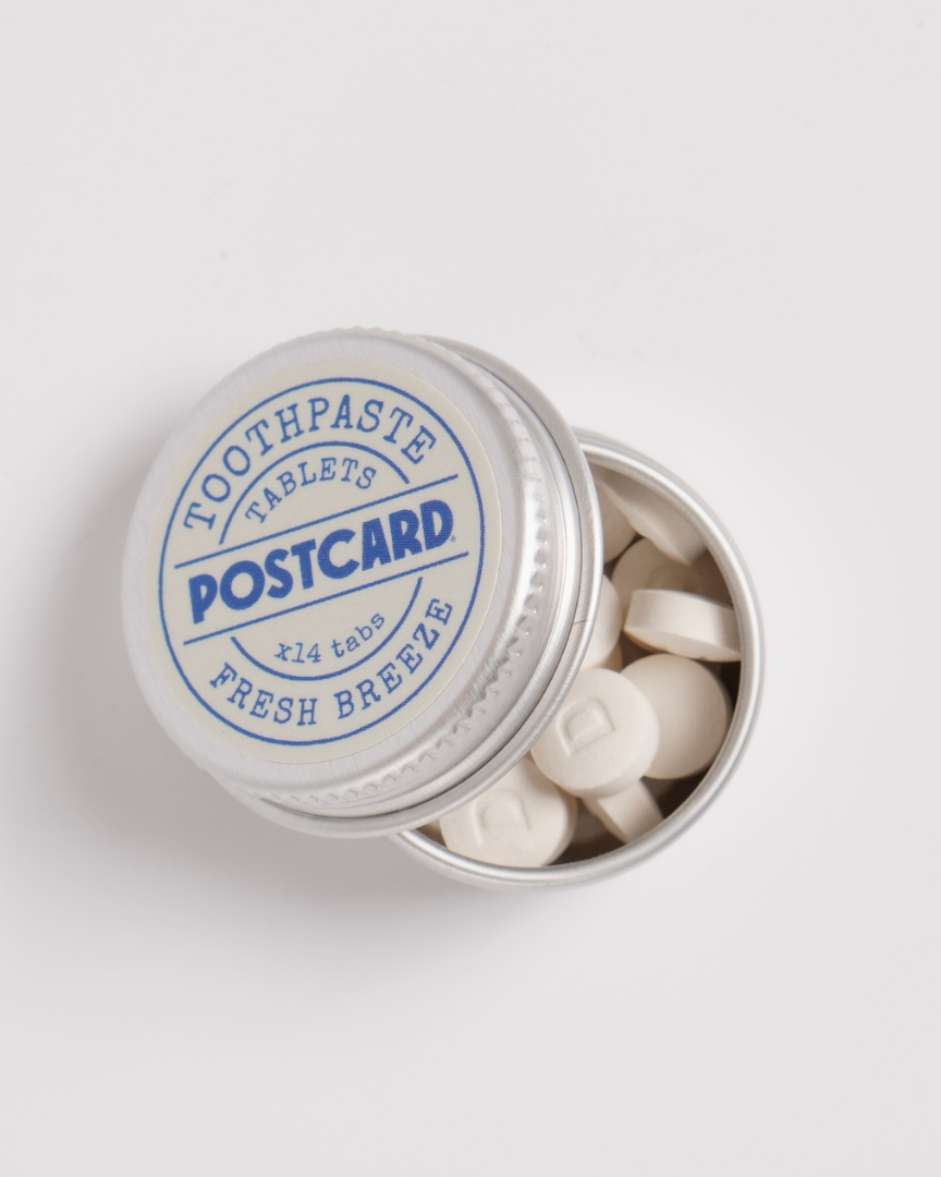 POSTCARD | Toothpaste Tabs Travel Tin