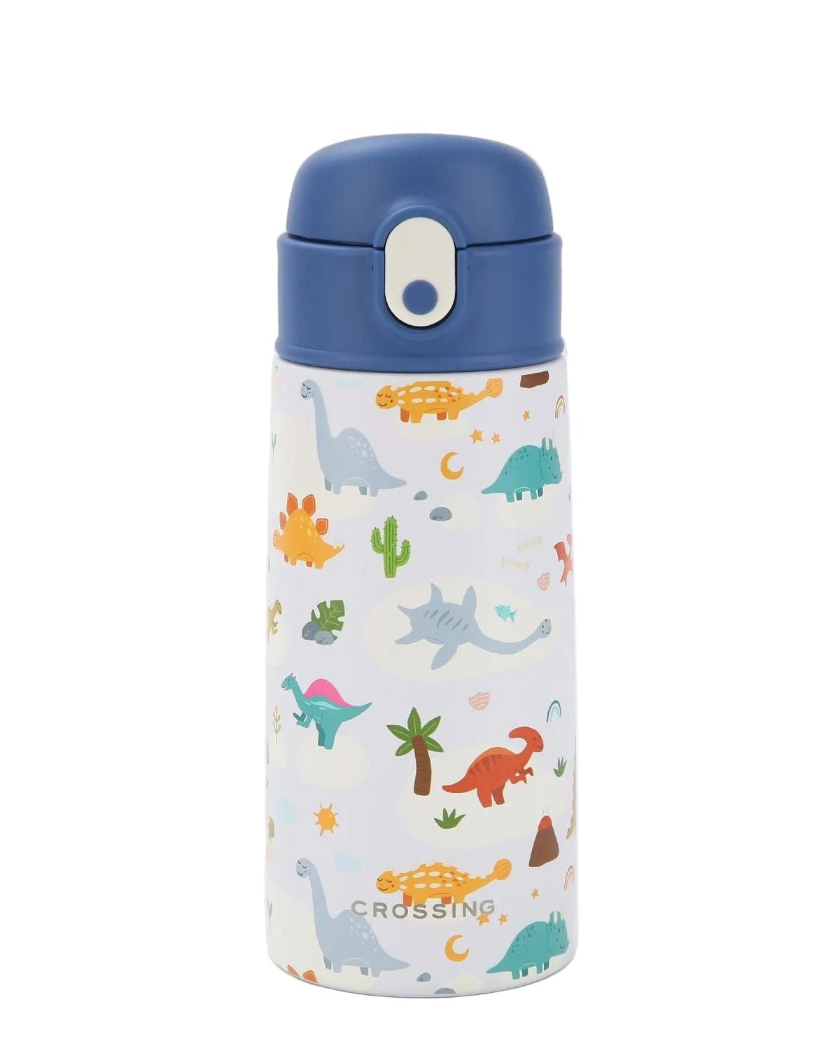CROSSING | 400ml S/S 316 Kids' Insulated Water Bottle w/ Sipper Silicone Straw