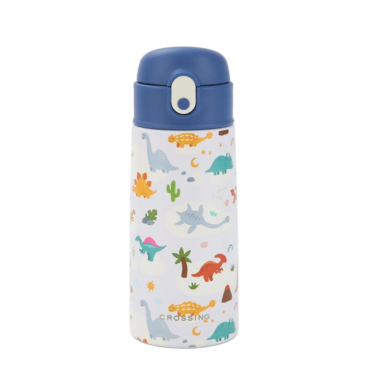 CROSSING | 400ml S/S 316 Kids' Insulated Water Bottle w/ Sipper Silicone Straw