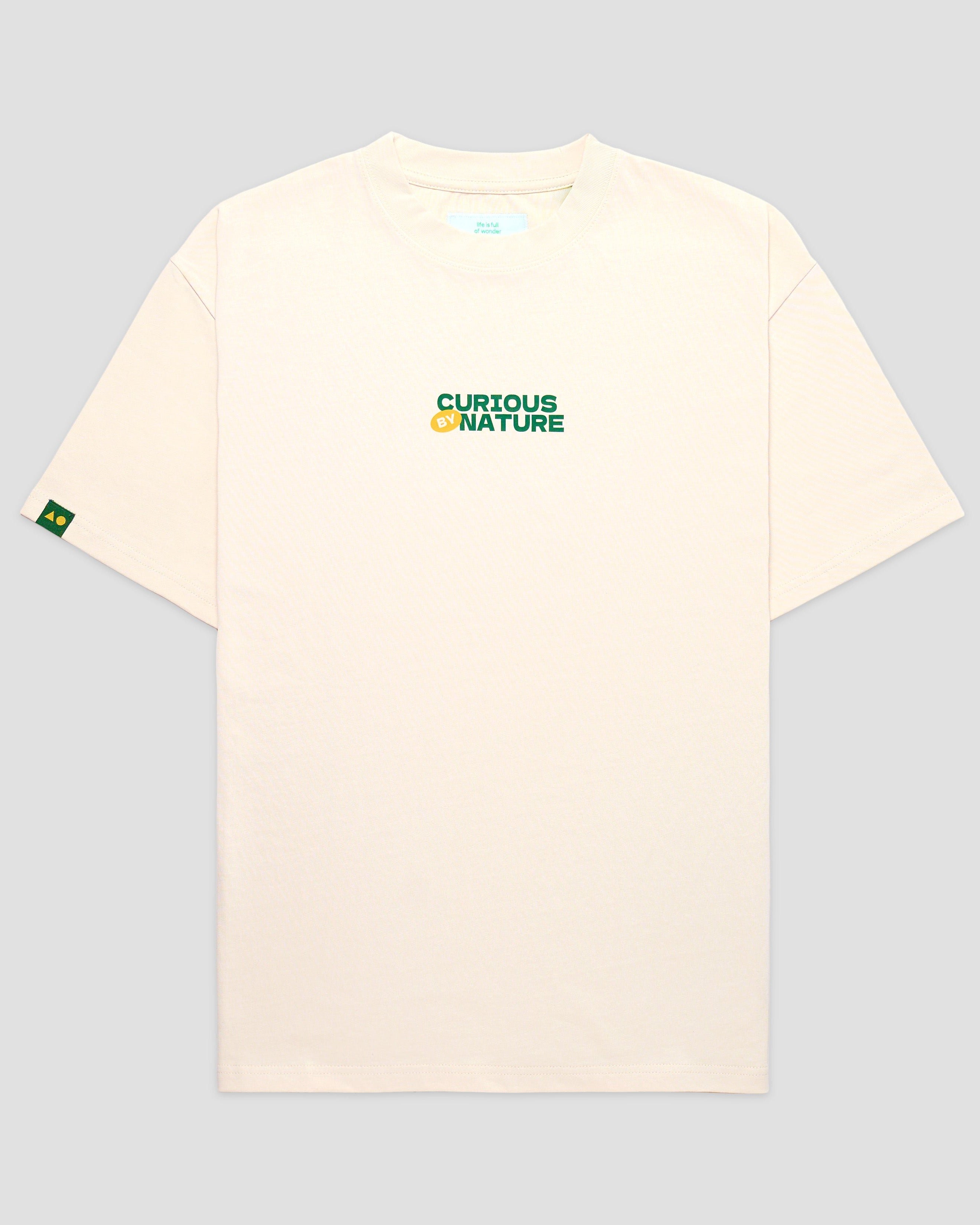 TALKING TOES | Curious by Nature Oversized Tee | Cream