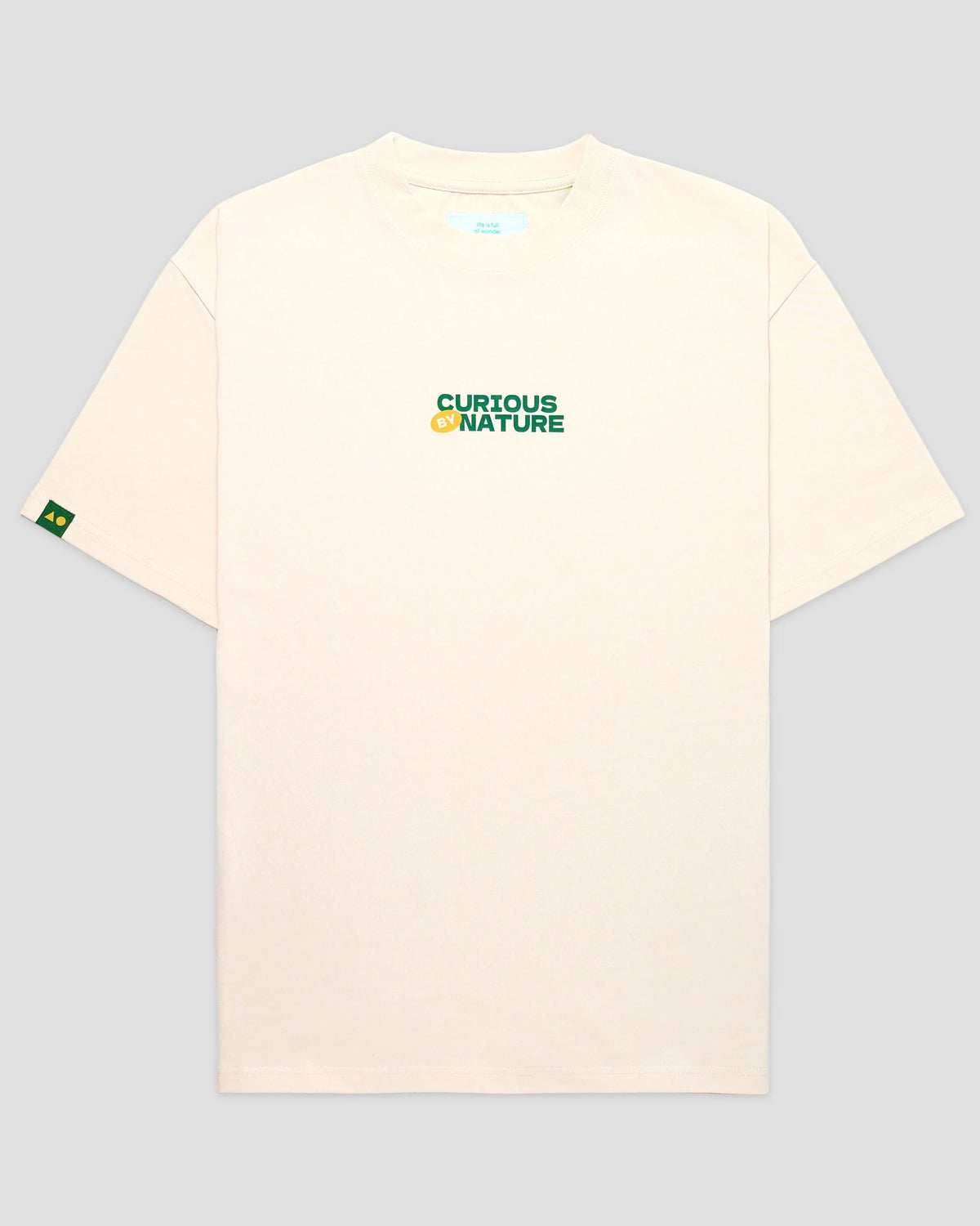 TALKING TOES | Curious by Nature Oversized Tee | Cream