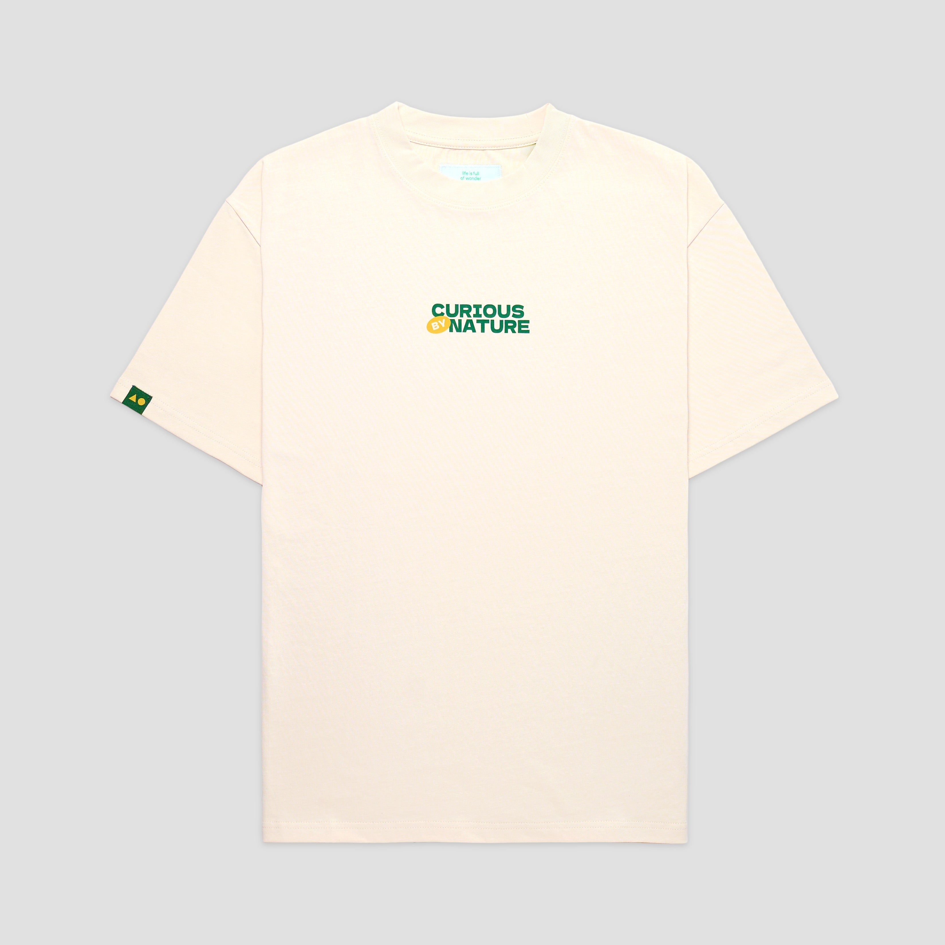 TALKING TOES | Curious by Nature Oversized Tee | Cream