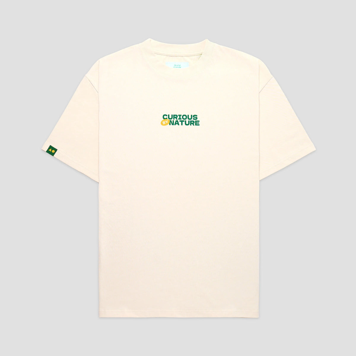TALKING TOES | Curious by Nature Oversized Tee | Cream
