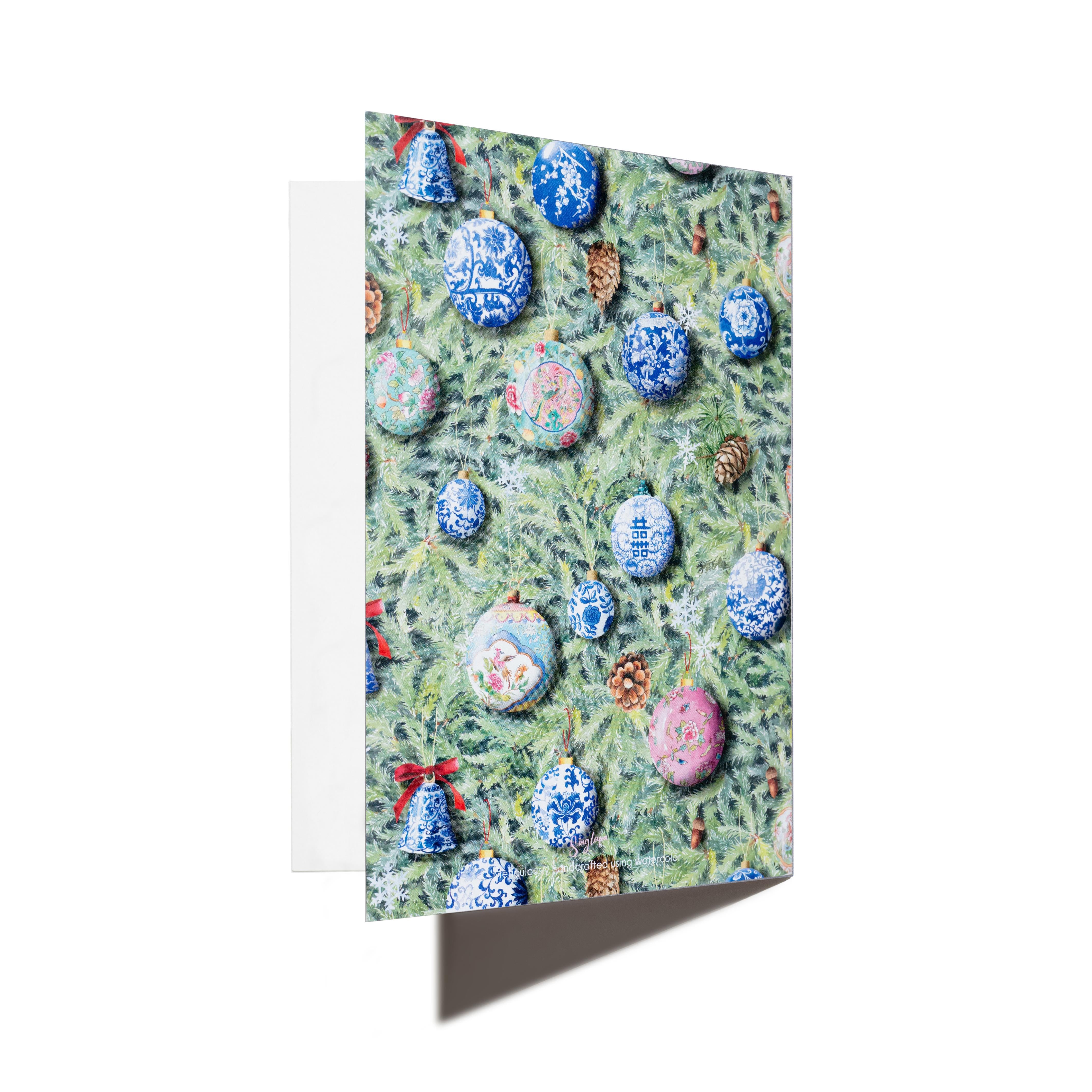 SINGLAPA | Peranakan Ornaments Greeting Card