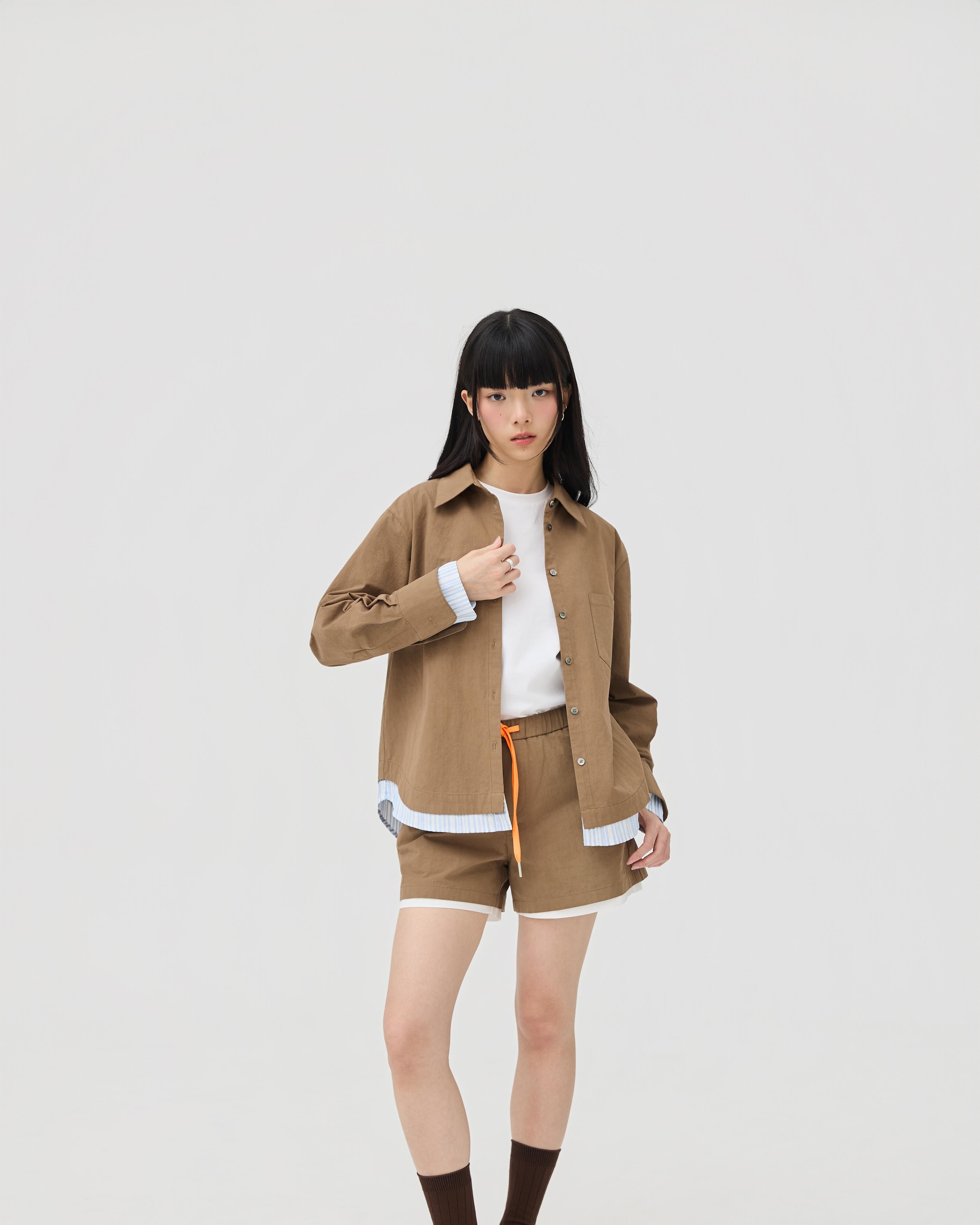 3EIGHTH | Kasane Shirt In Sandstone
