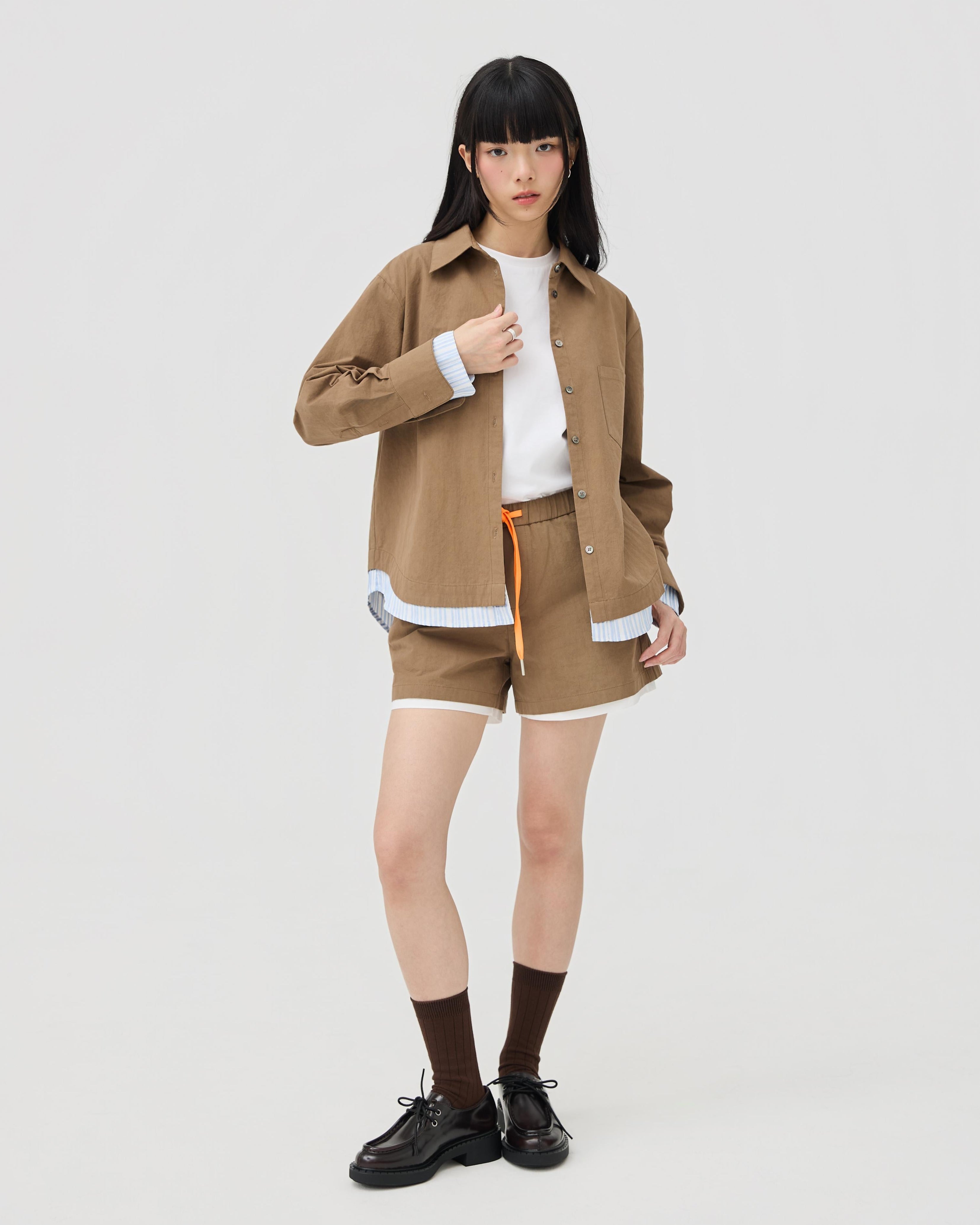 3EIGHTH | Kasane Shirt In Sandstone