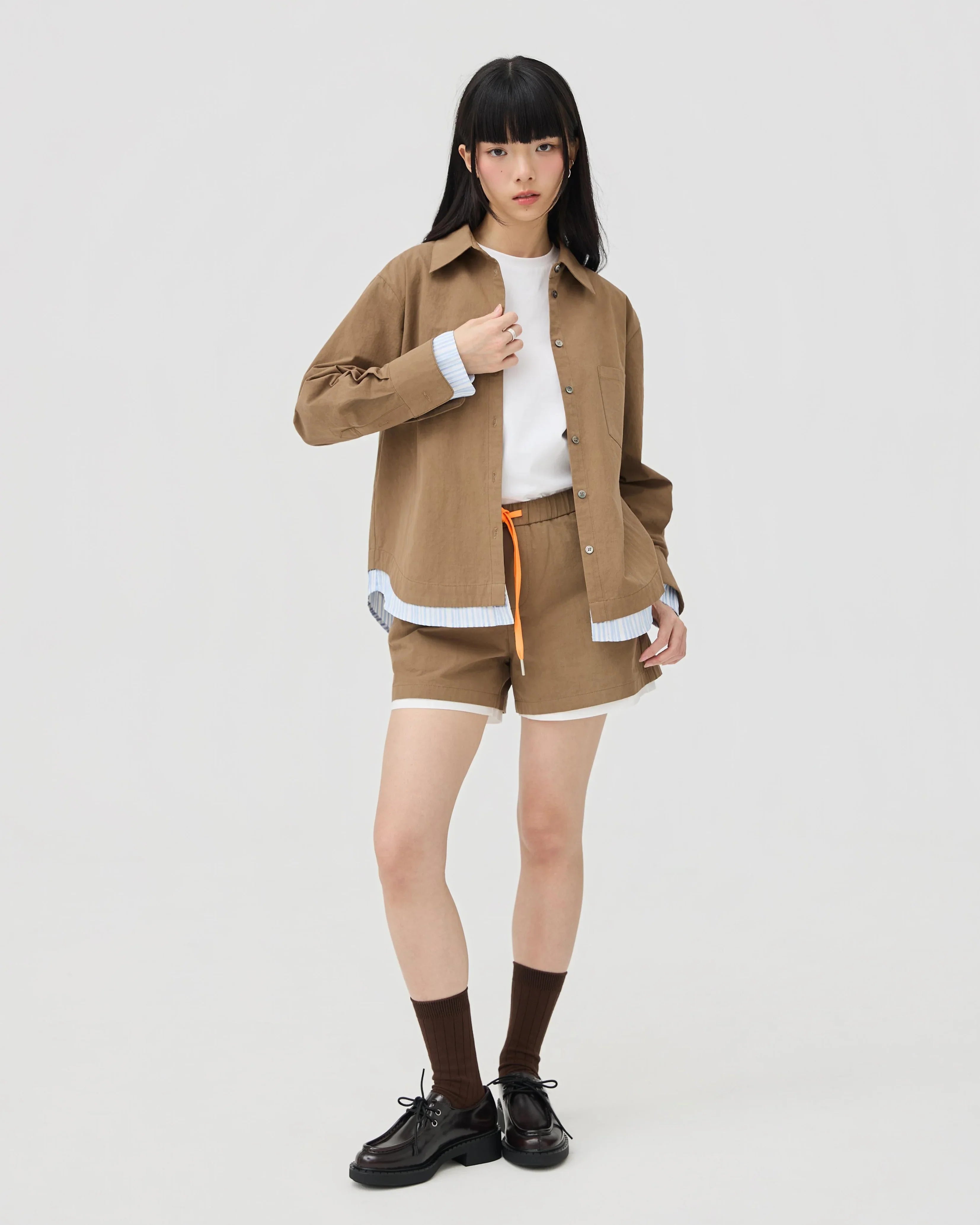 3EIGHTH | Kasane Shirt In Sandstone