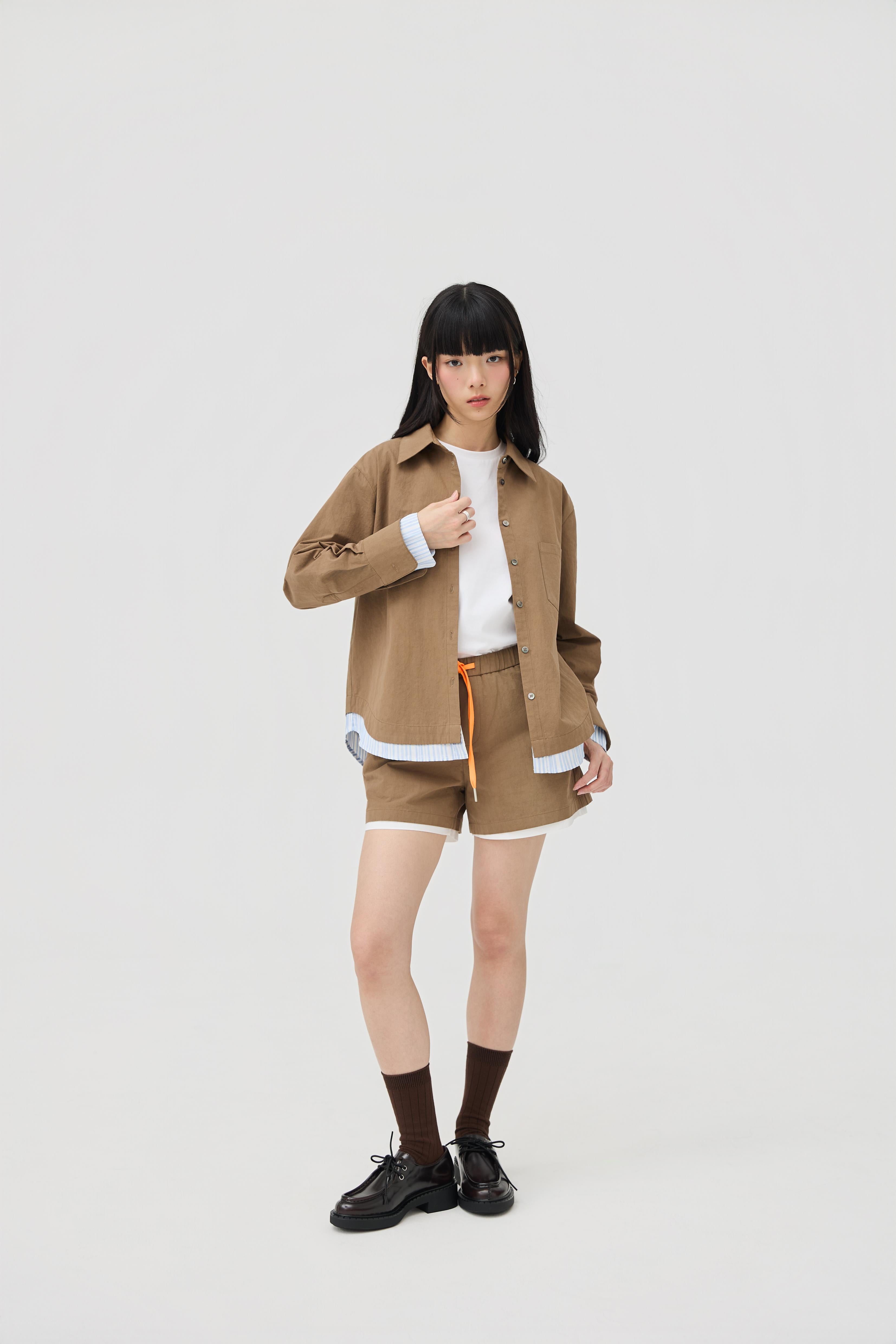 3EIGHTH | Kasane Shirt In Sandstone