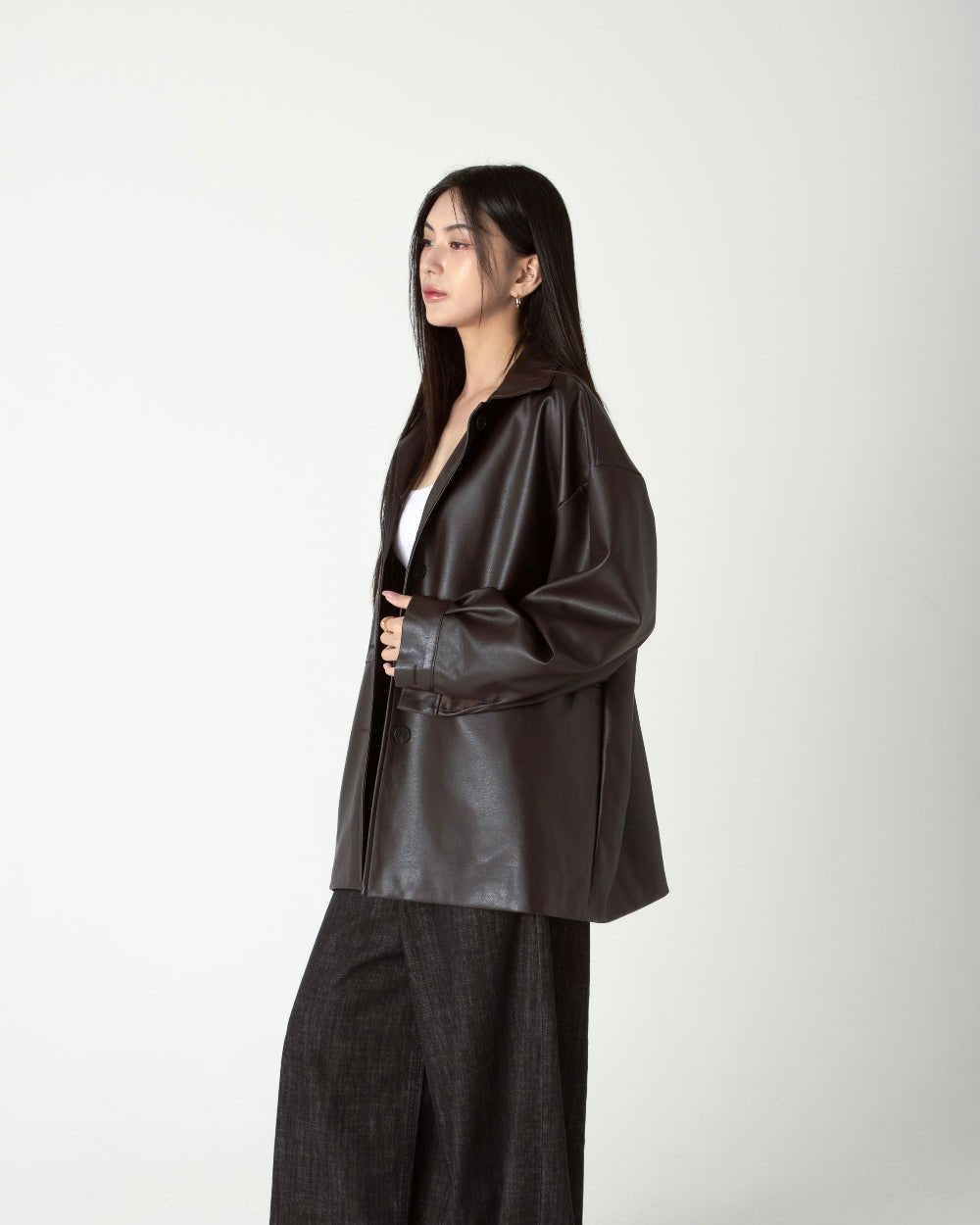 SAERO COLLECTIVE | Gajuk Oversized Jacket | Obsidian Brown