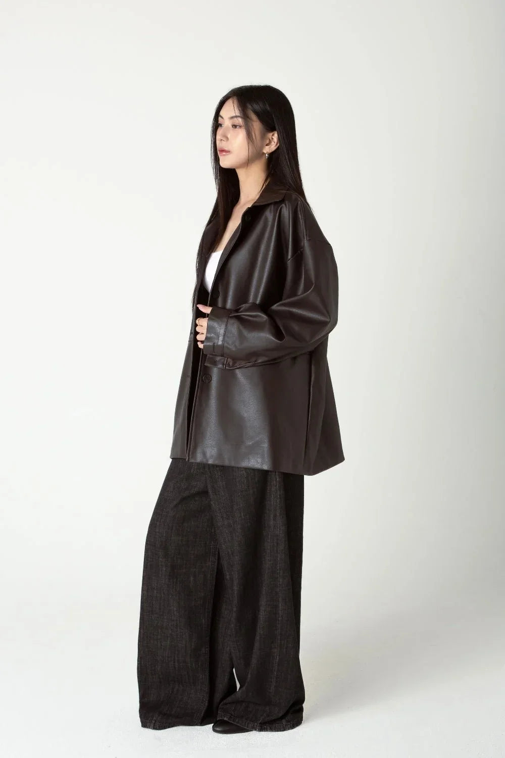 SAERO COLLECTIVE | Gajuk Oversized Jacket | Obsidian Brown
