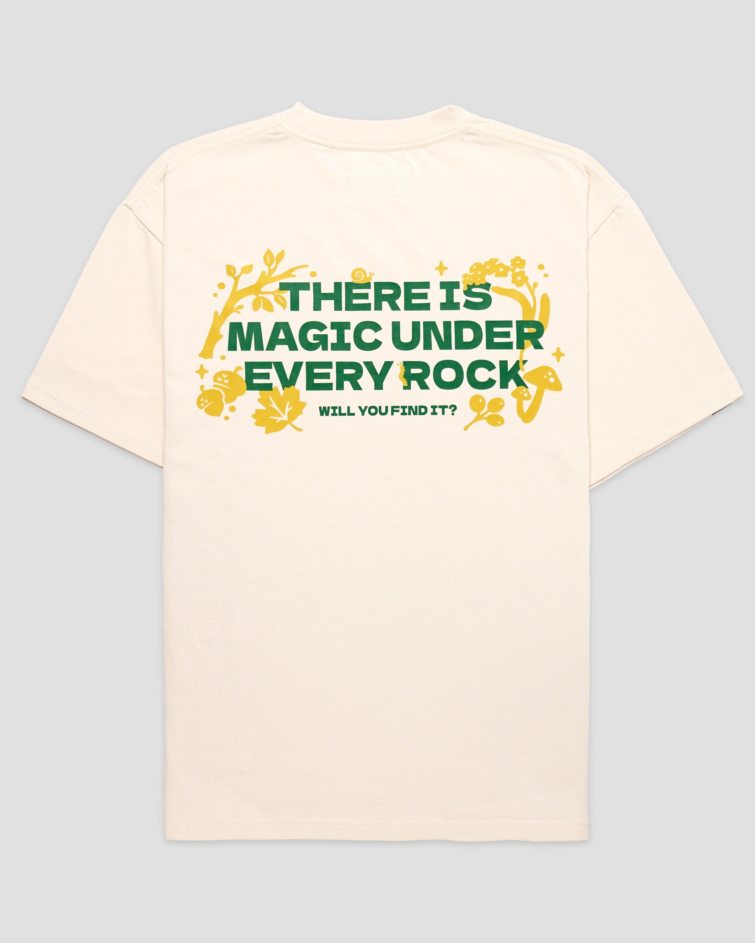 TALKING TOES | Curious by Nature Oversized Tee | Cream